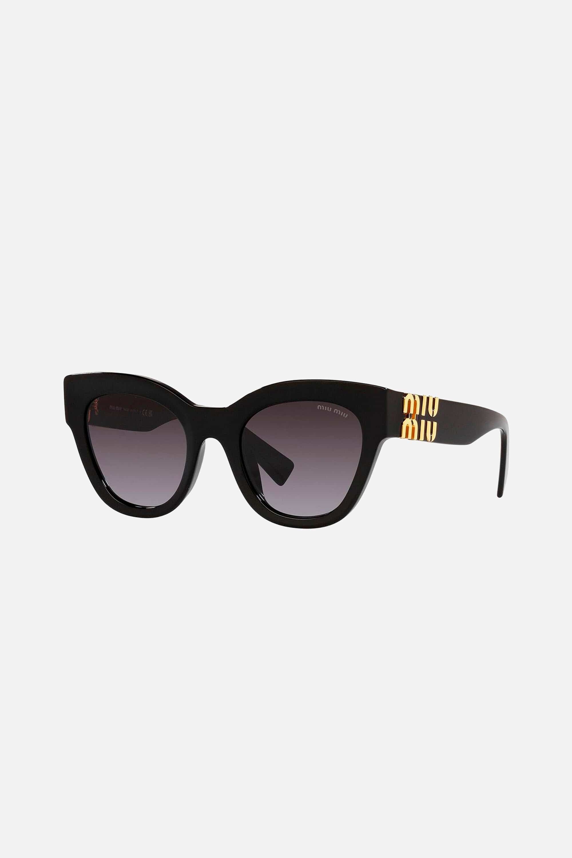 Miu Miu cat-eye black sunglasses - Eyewear Club