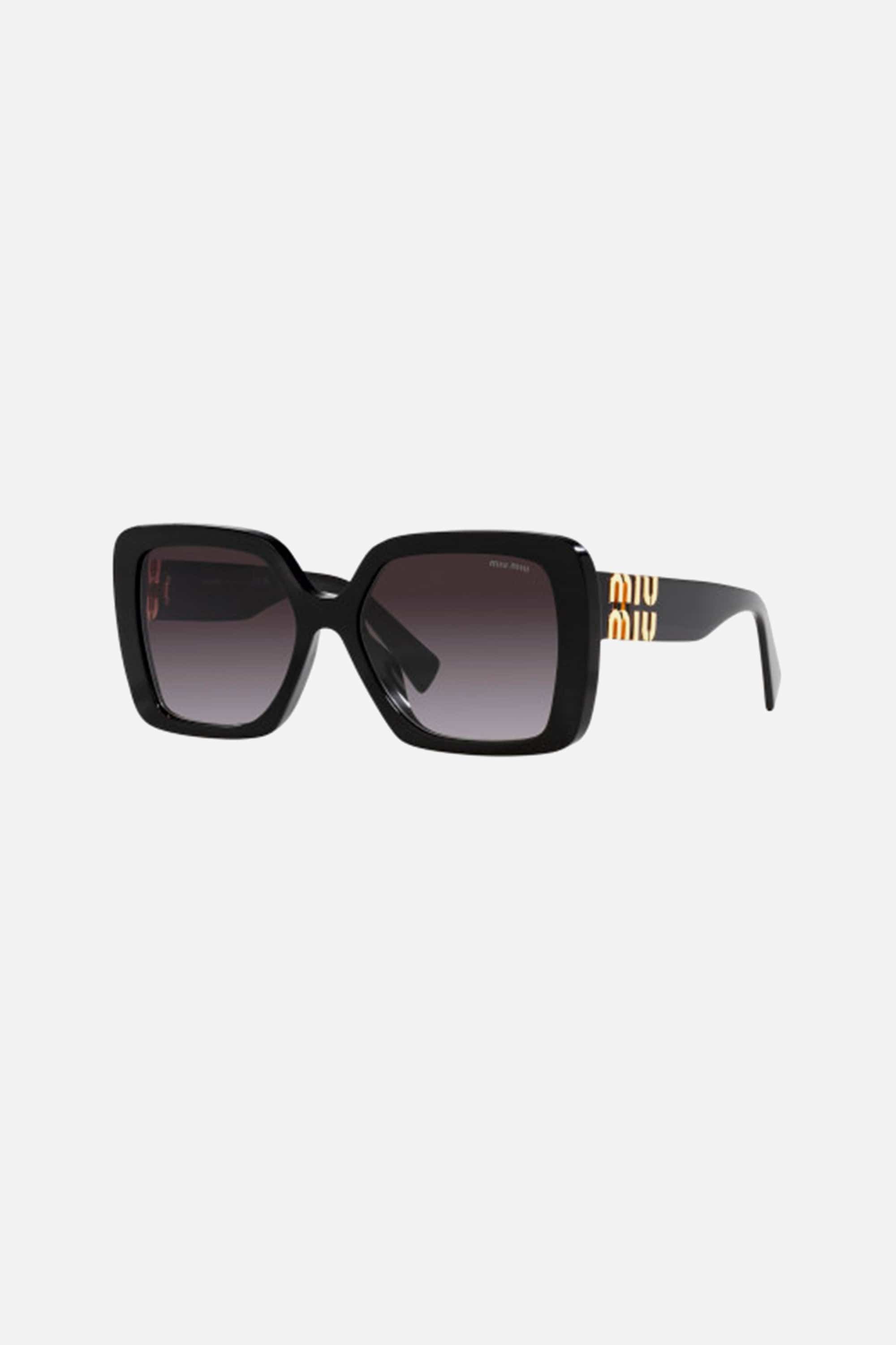Miu Miu squared black sunglasses - Eyewear Club