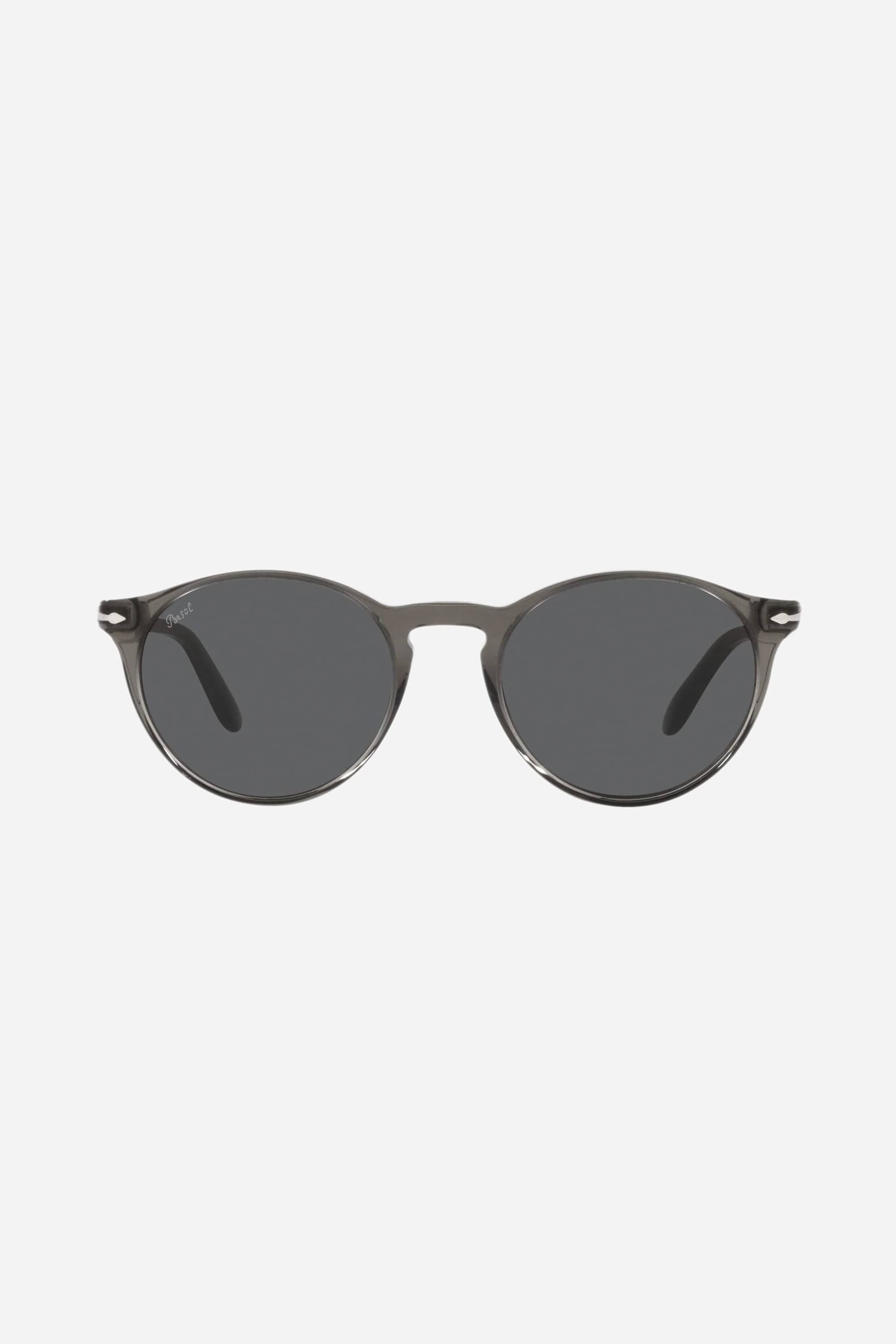 Persol round classic grey sunglasses - Eyewear Club