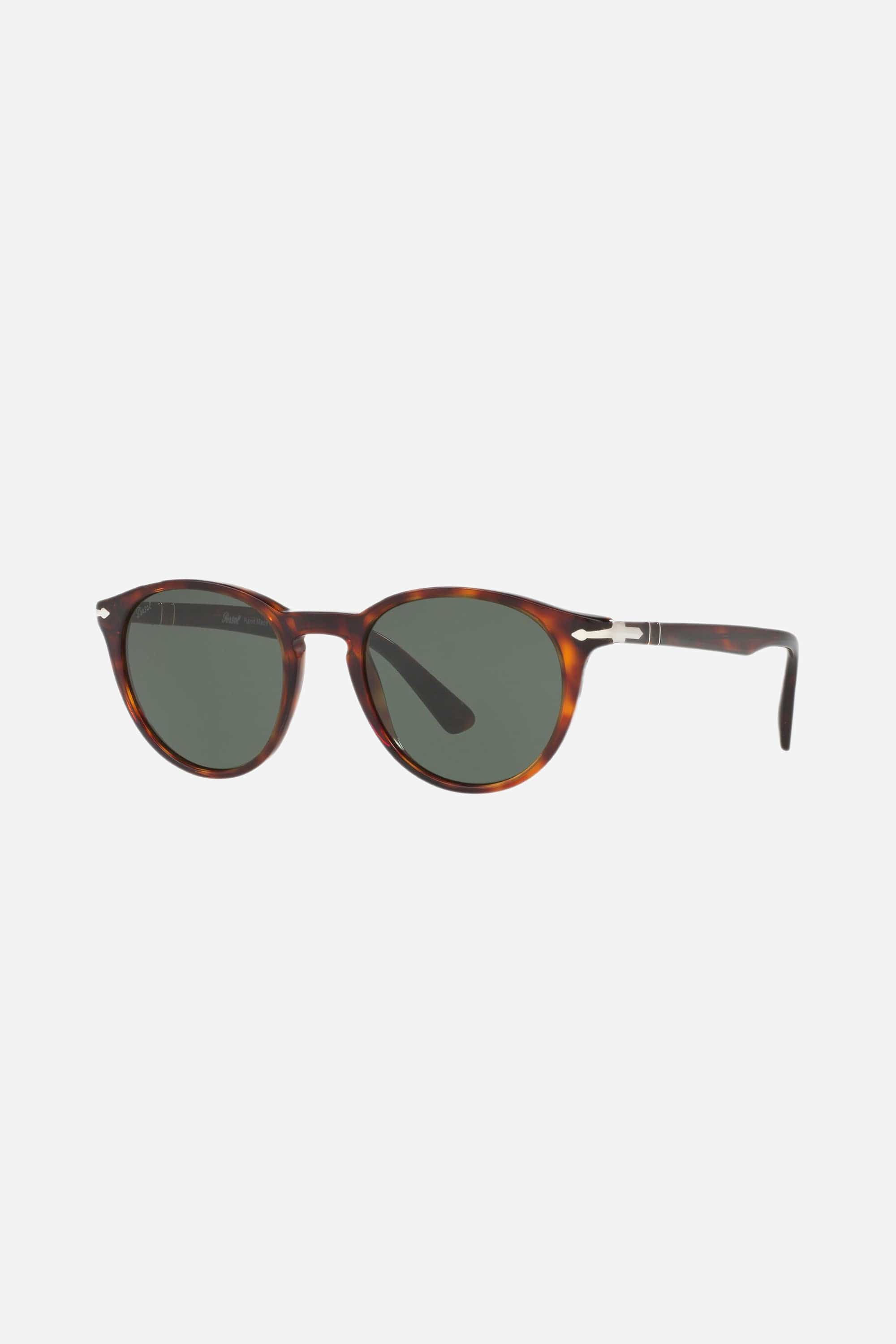 Persol round classic red havana sunglasses - Eyewear Club