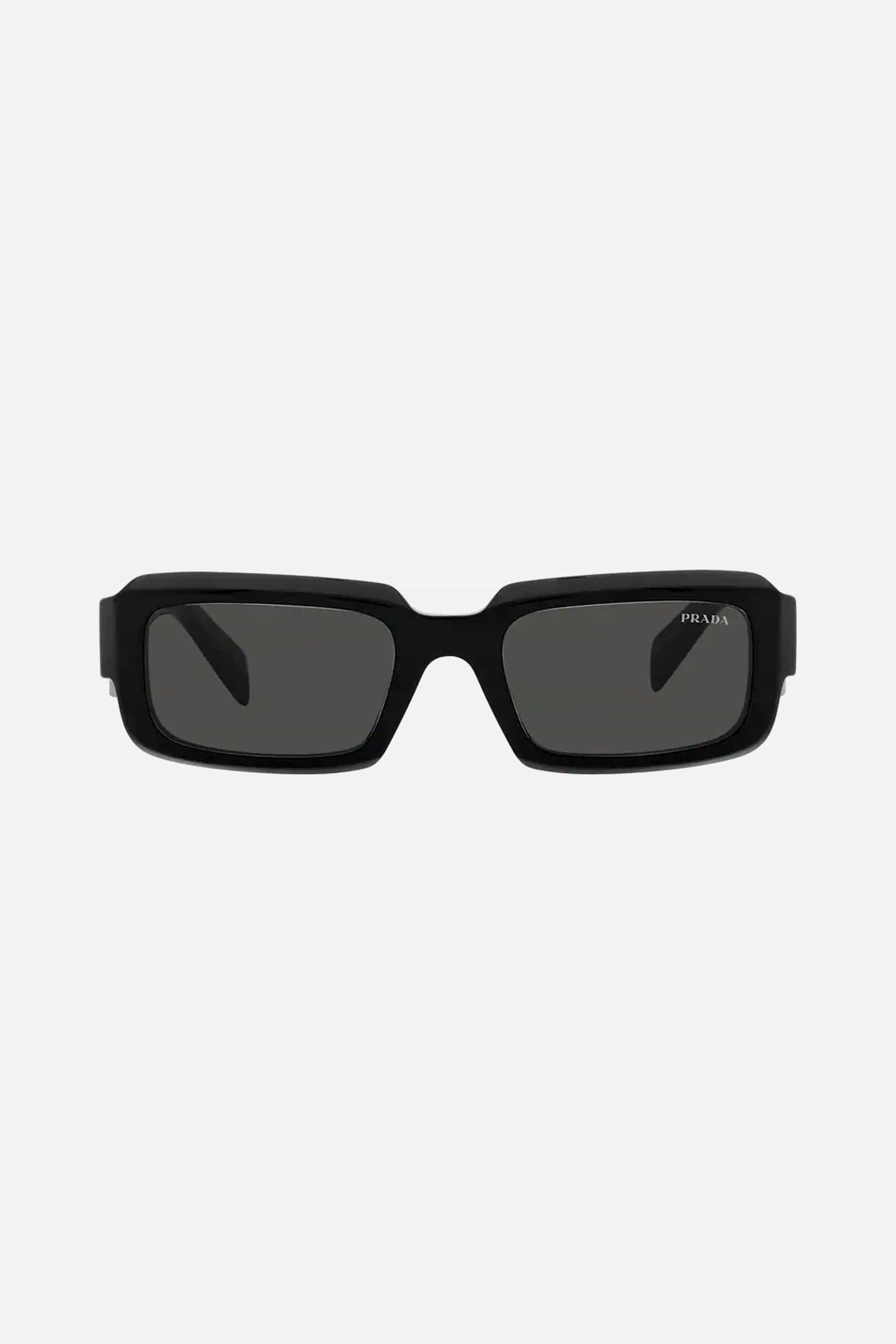 Prada squared PR 27ZS black sunglasses - Eyewear Club