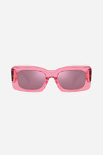 Load image into Gallery viewer, Versace squared transparent pink sunglasses
