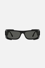 Load image into Gallery viewer, Versace rectangular black sunglasses with the iconic jellyfish
