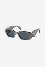 Load image into Gallery viewer, Prada PR17WS symbol grey oval sunglasses
