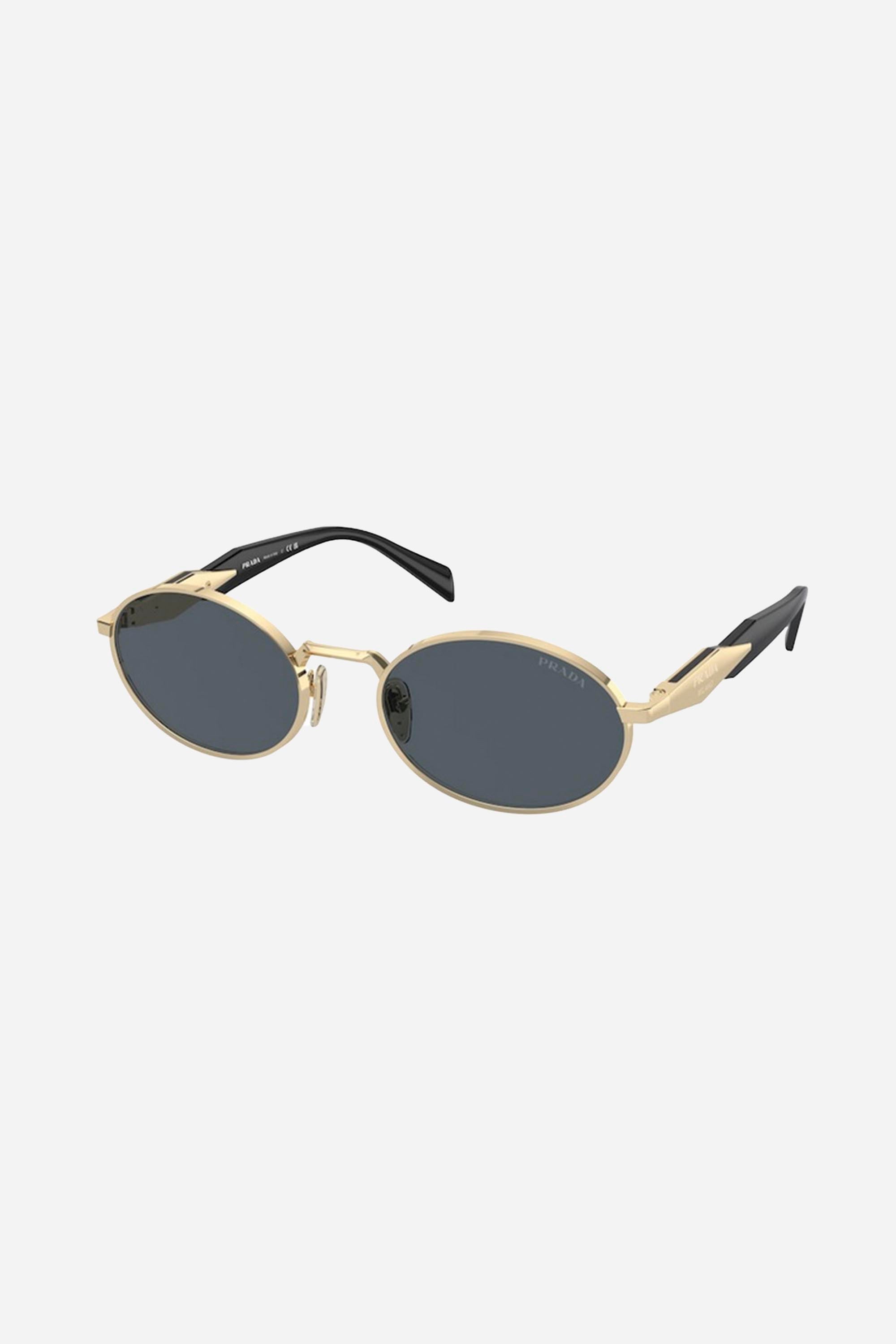 Prada gold round sunglasses - Eyewear Club
