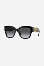 Load image into Gallery viewer, Versace cat-eye shade in black with iconic jellyfish
