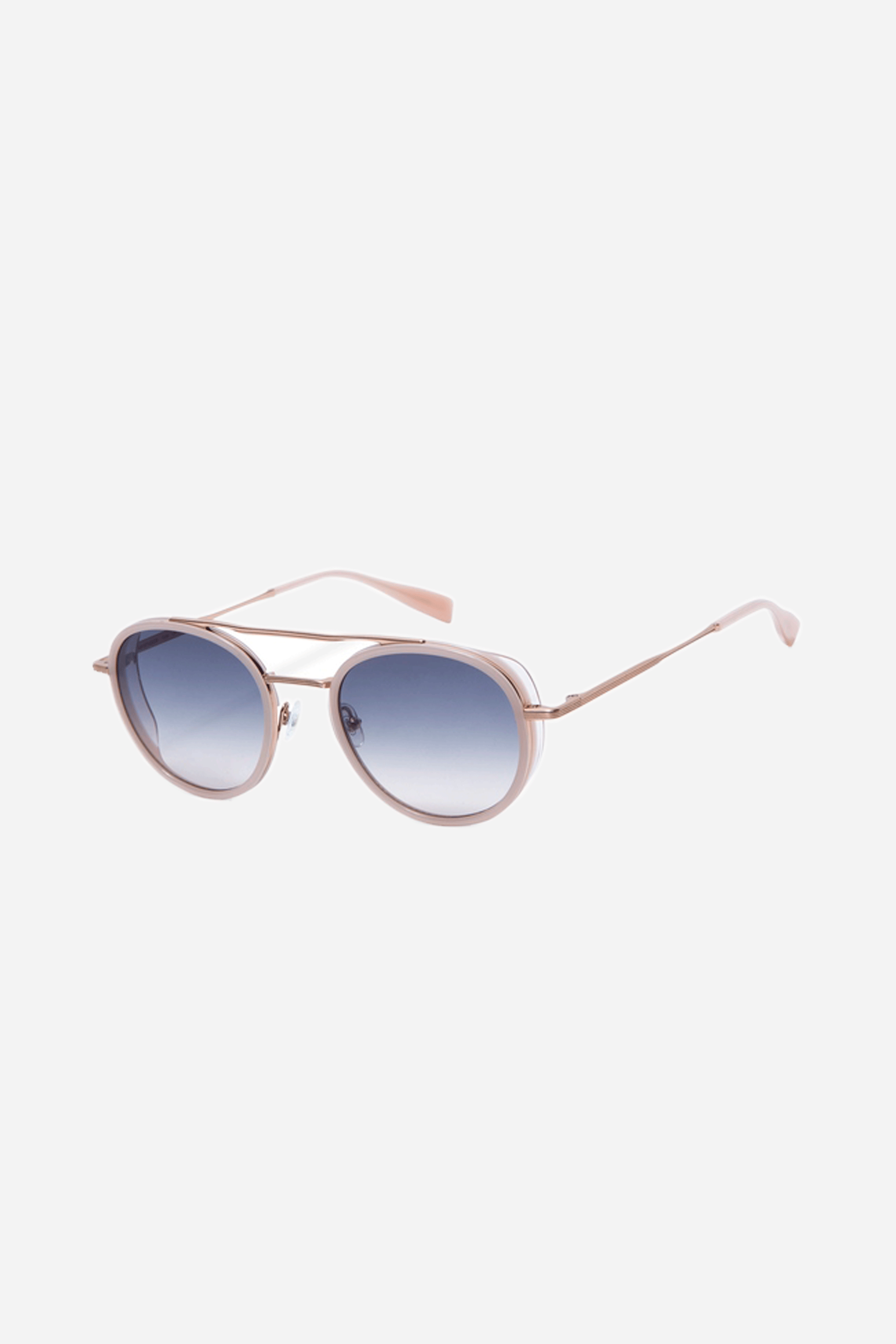Gigi Studios round combined peach sunglasses - Eyewear Club