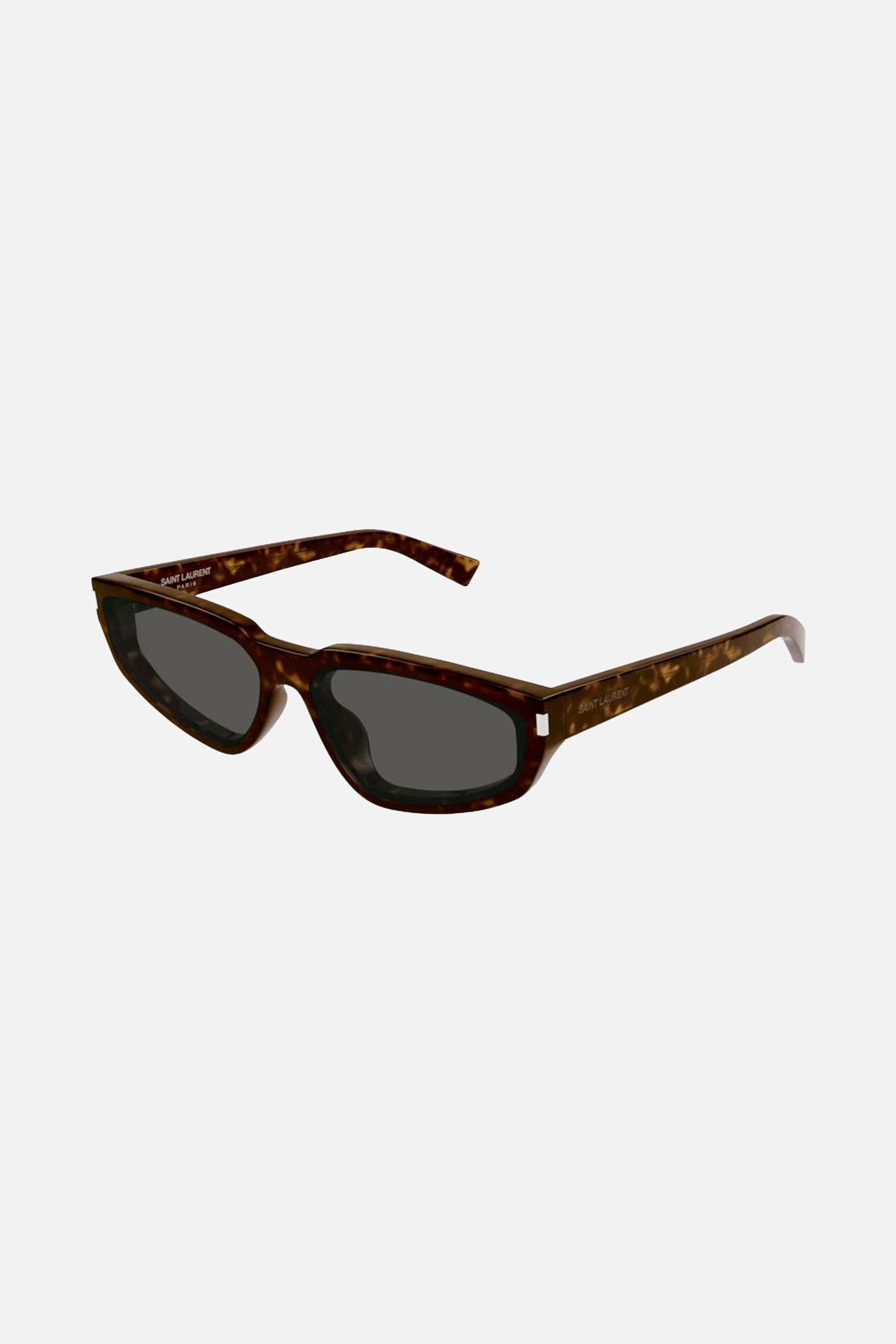 Saint Laurent SL 634 NOVA oval dark havana sunglasses - Eyewear Club