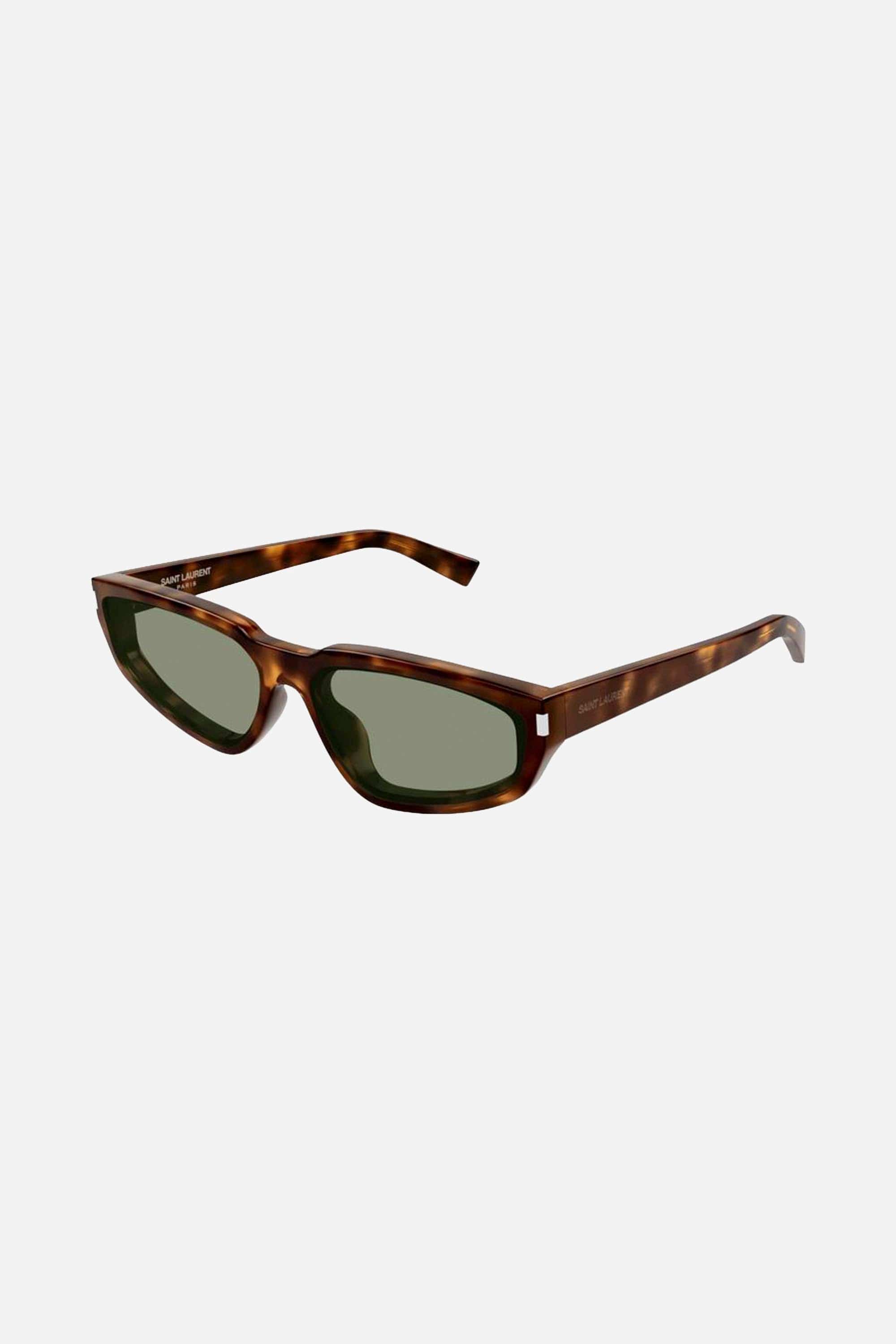 Saint Laurent SL 634 NOVA oval havana sunglasses - Eyewear Club