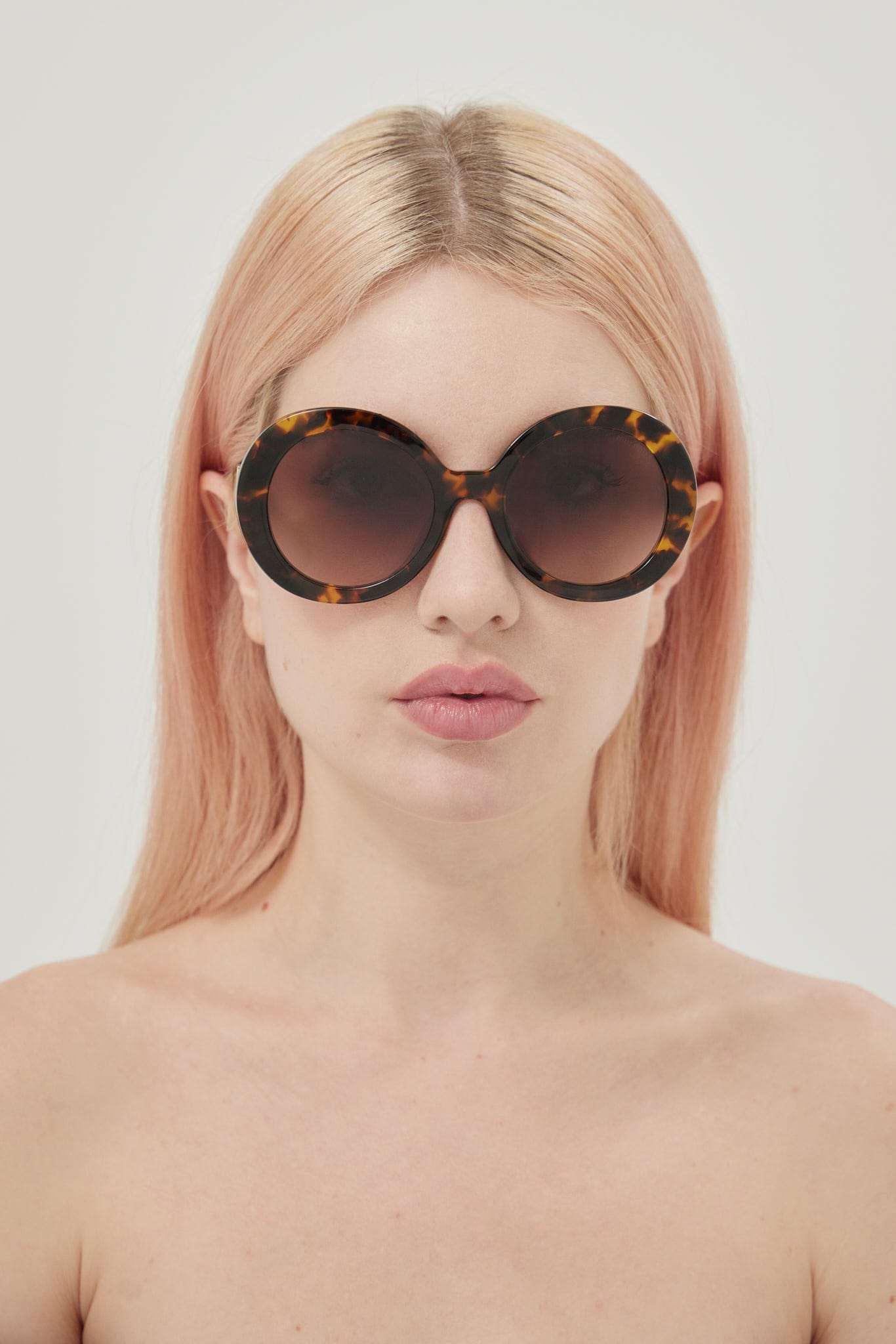 Miu Miu round havana sunglasses - Eyewear Club