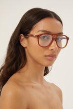 Load image into Gallery viewer, Gucci GG1320s pilot brown acetate blue light sunglasses
