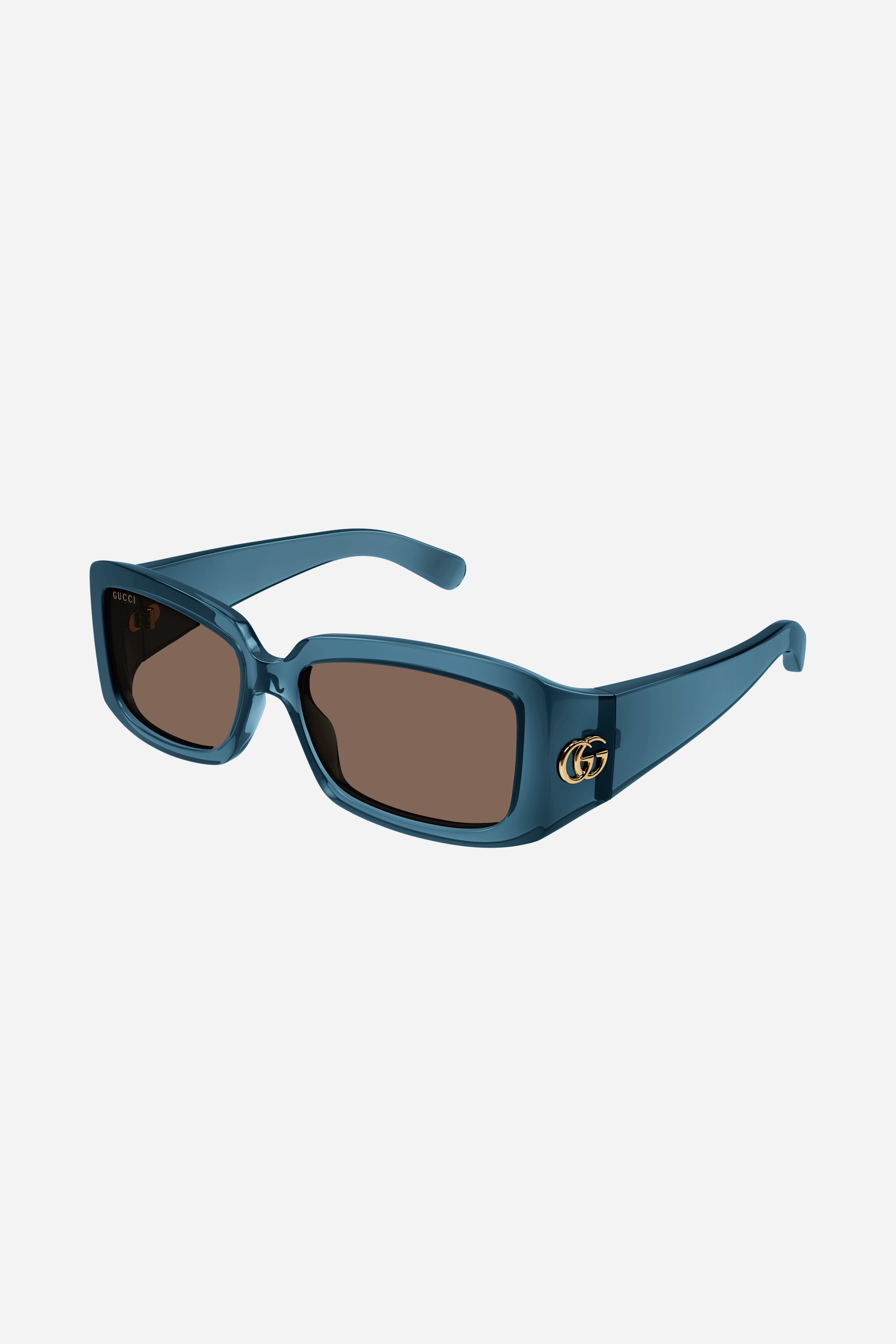 Gucci wrap around small blue sunglasses - Eyewear Club