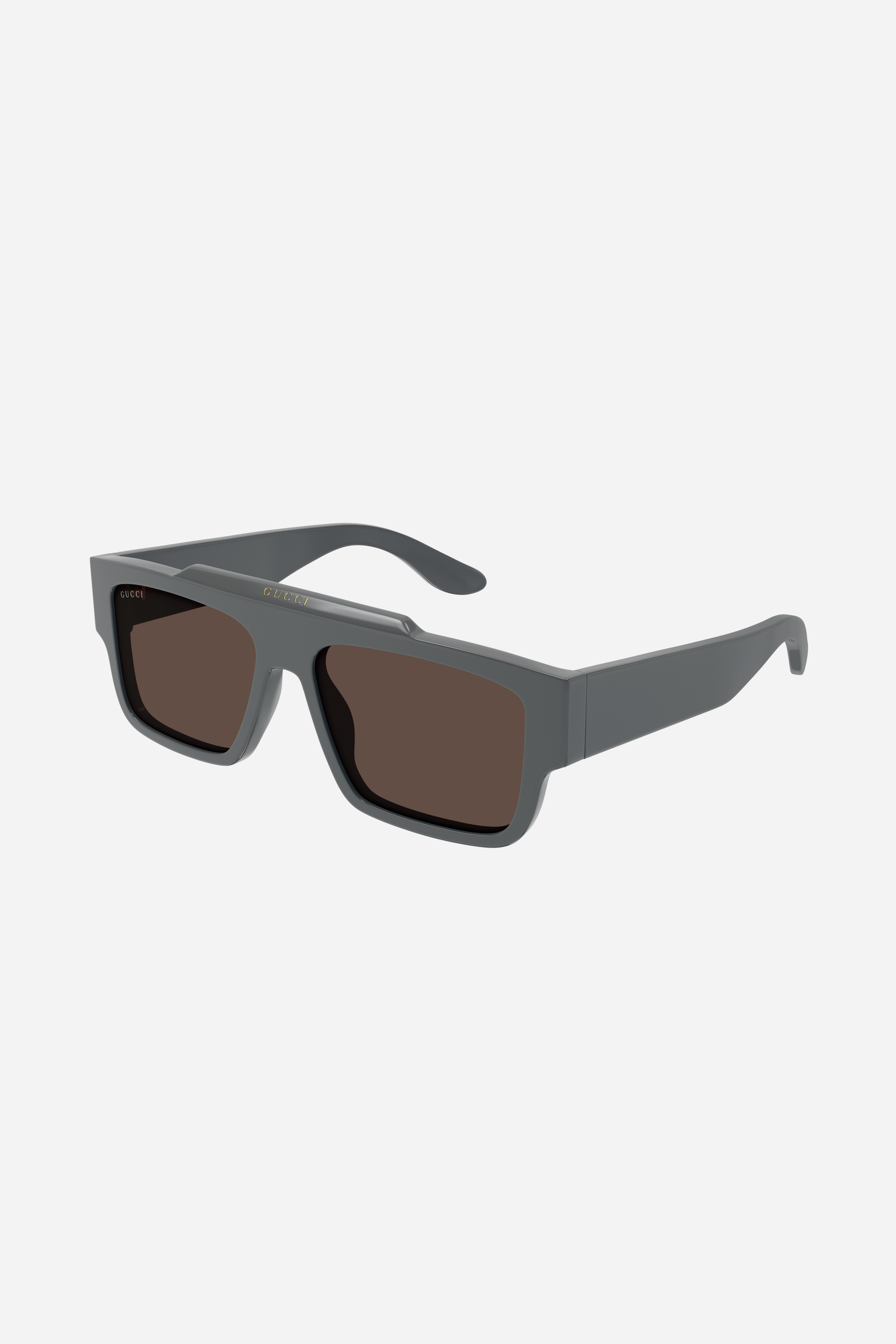 Gucci flat top grey sunglasses - Eyewear Club