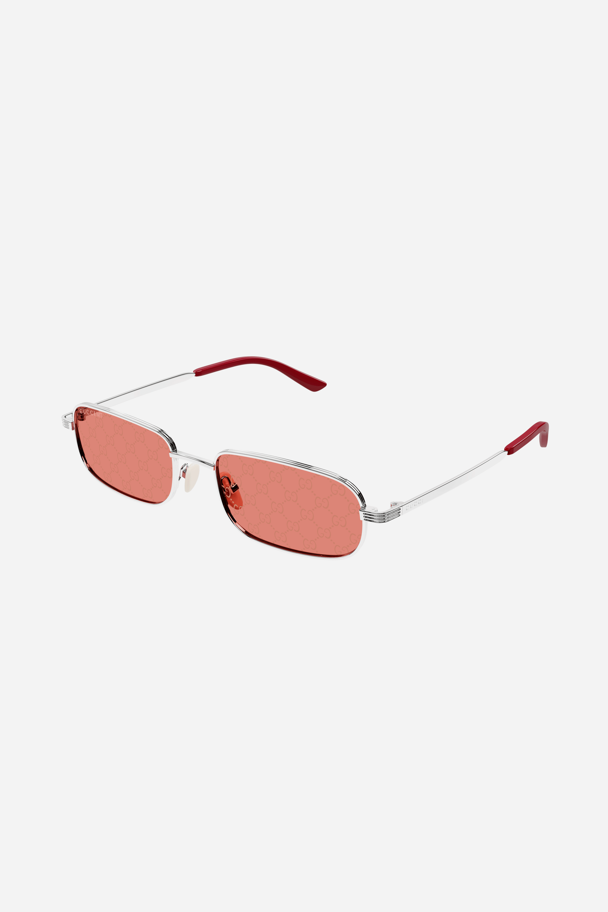 Gucci micro metal gg logo lenses sunglasses - Eyewear Club
