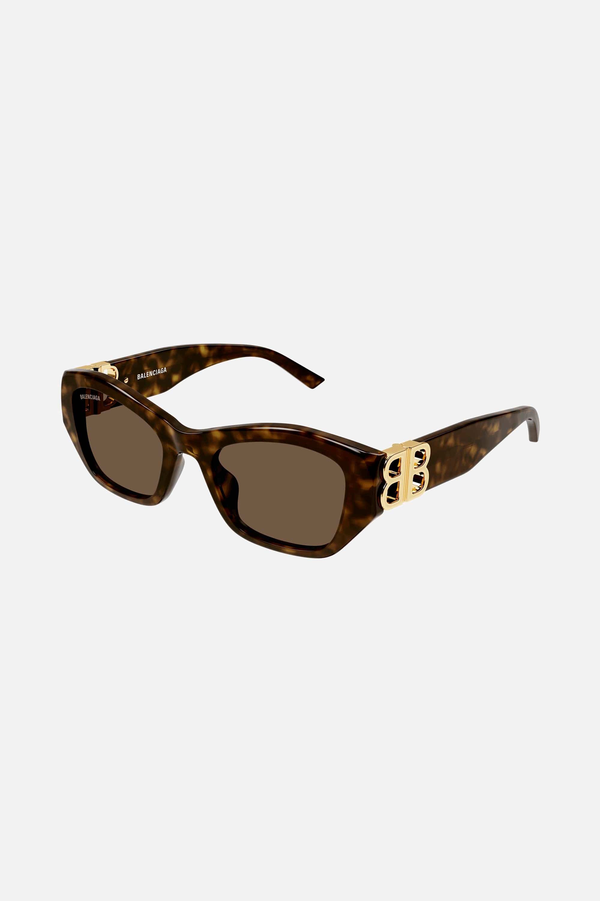 Balenciaga Dynasty cat eye havana sunglasses - Eyewear Club