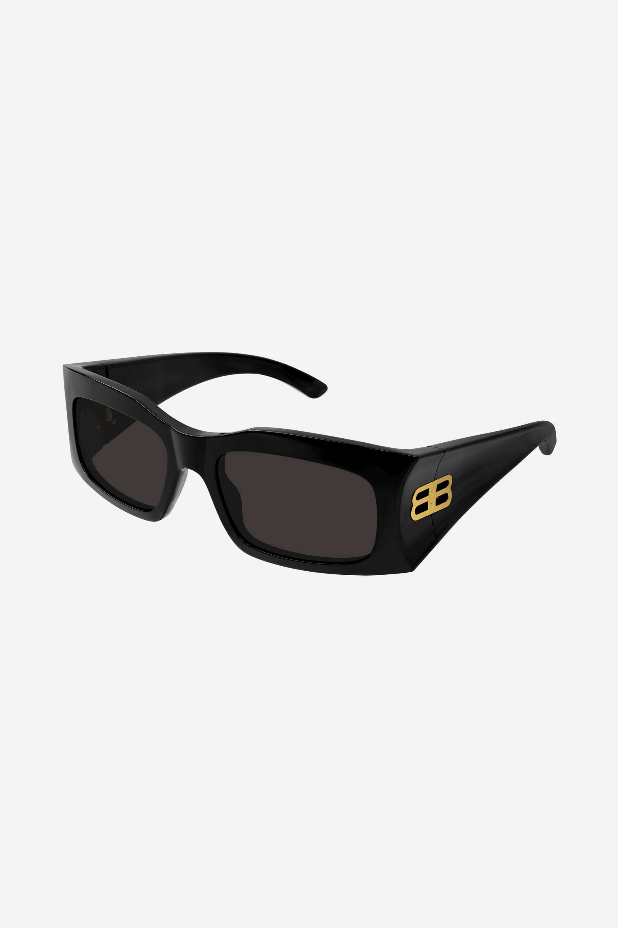 Balenciaga hourglass sunglasses in black - Eyewear Club
