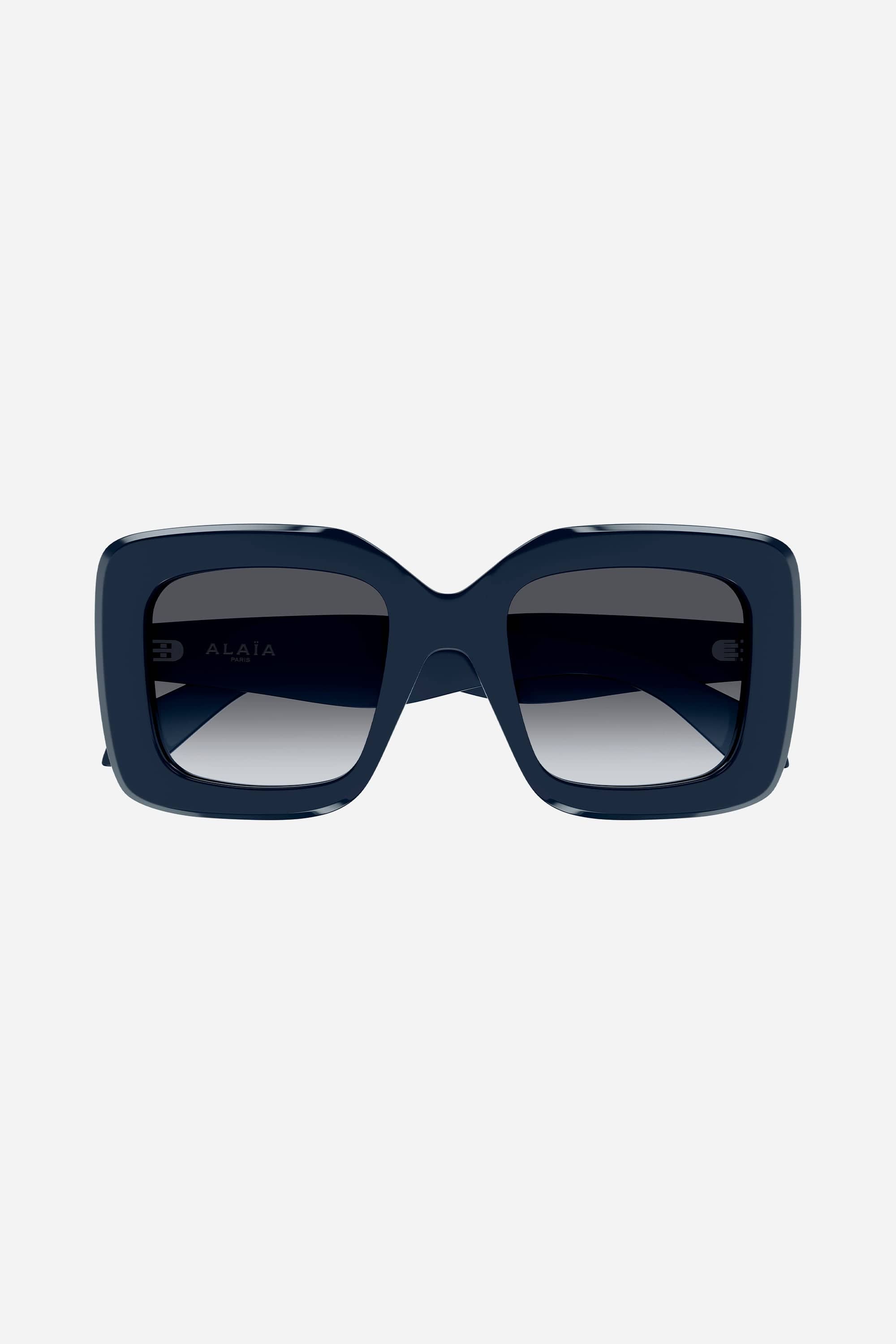 Alaia Blue Squared Sunglasses - Eyewear Club