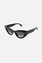 Load image into Gallery viewer, Alexander McQueen Spike Studs Cat-eye Sunglasses in Black
