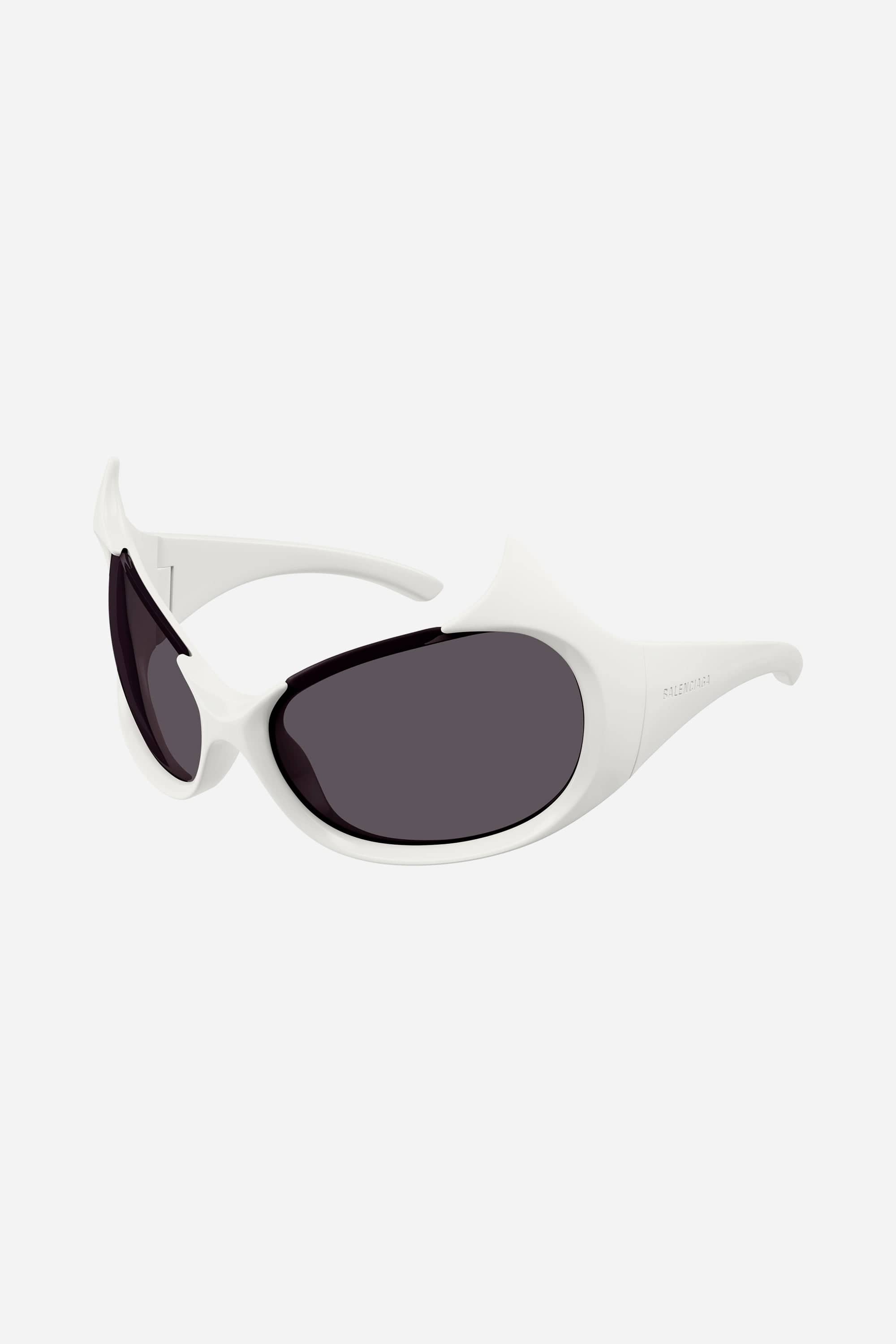 Balenciaga GOTHAM cat sunglasses in white - Eyewear Club