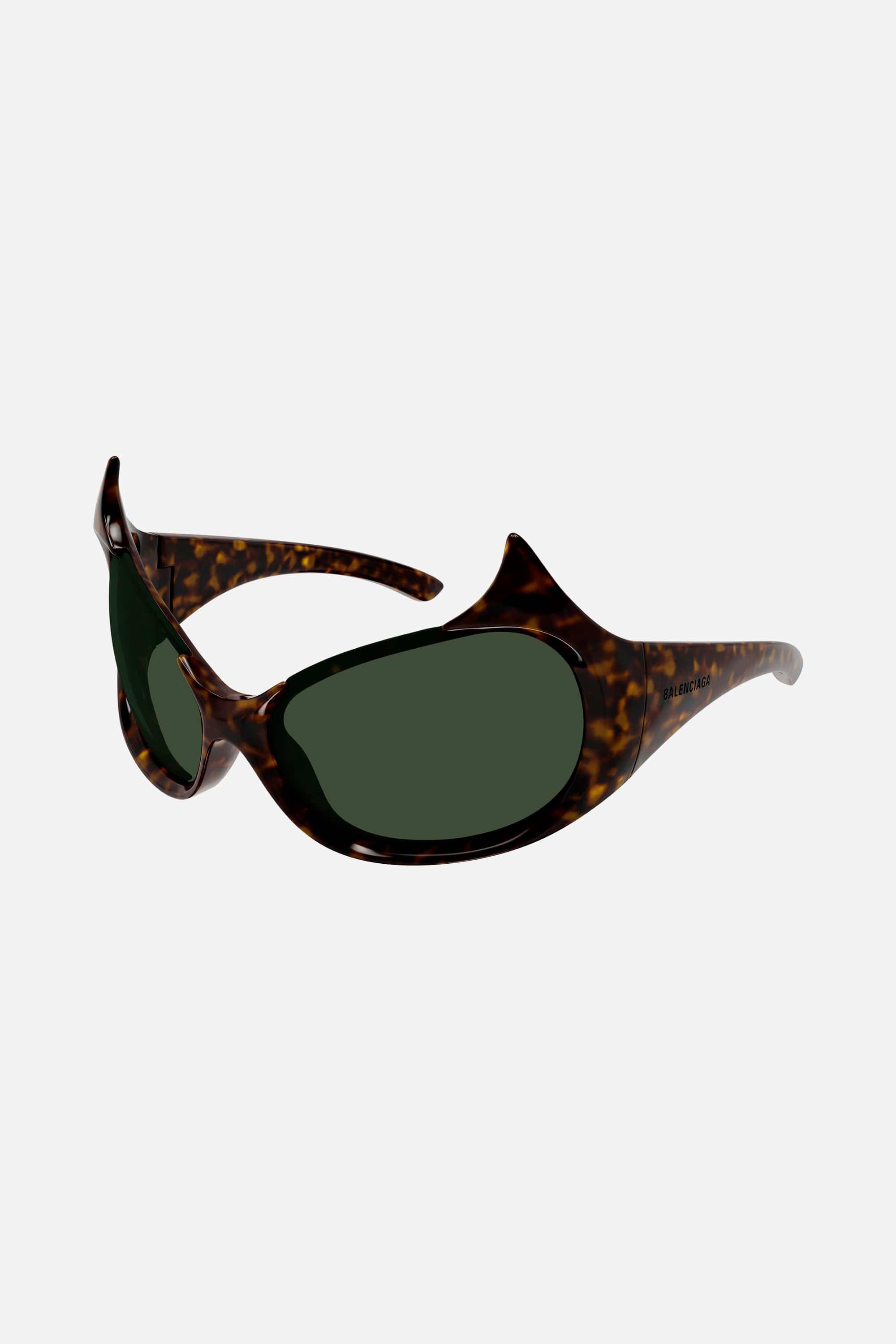 Balenciaga GOTHAM cat sunglasses in havana - Eyewear Club