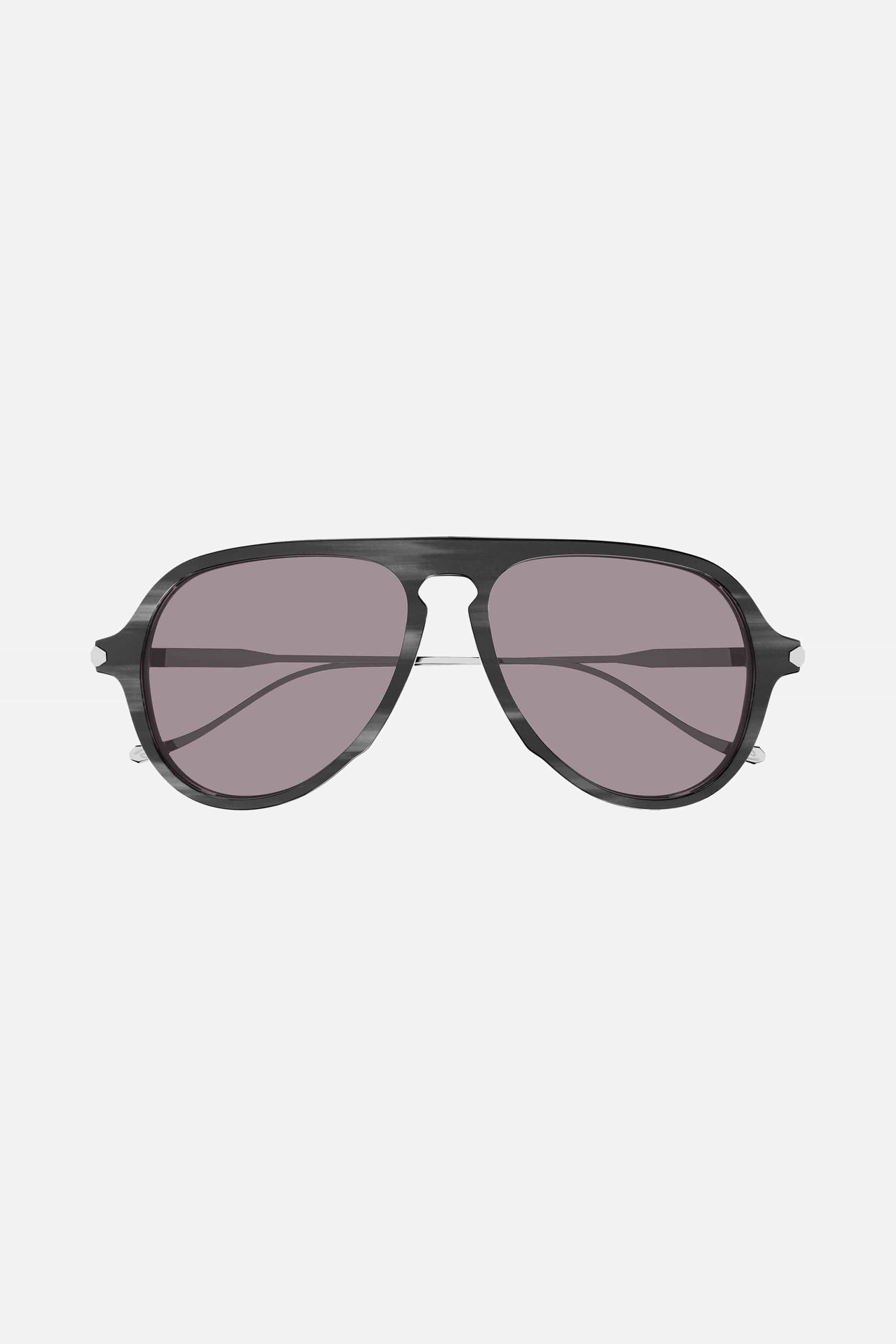 Brioni pilot black sunglasses - Eyewear Club