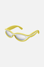 Load image into Gallery viewer, Bottega Veneta lime rubberized sunglasses

