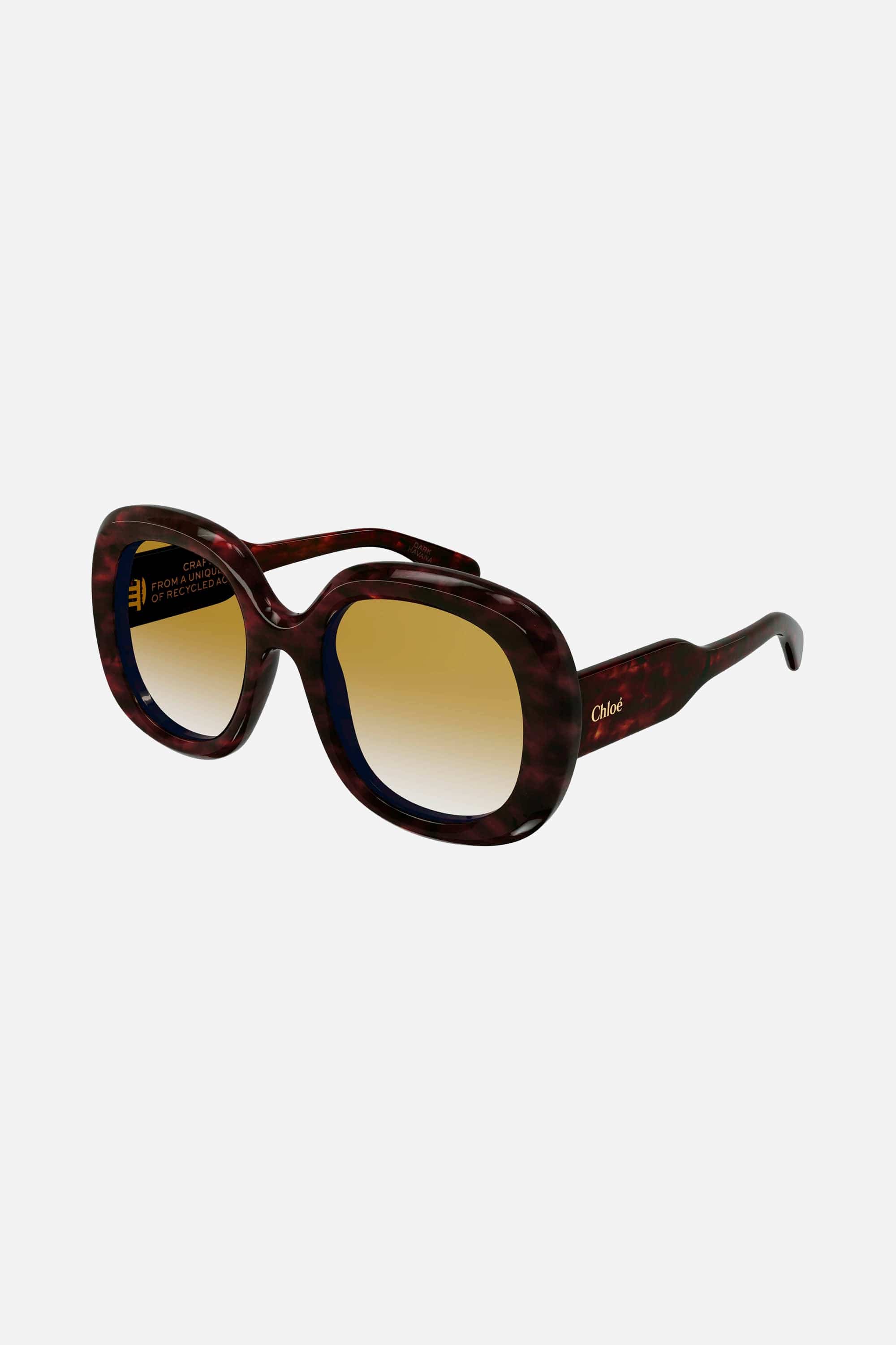 Chloe CH0153s round brown sunglasses - Eyewear Club