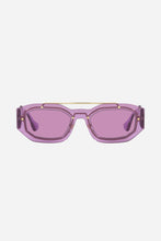 Load image into Gallery viewer, Versace sunglasses in violet with iconic jellyfish

