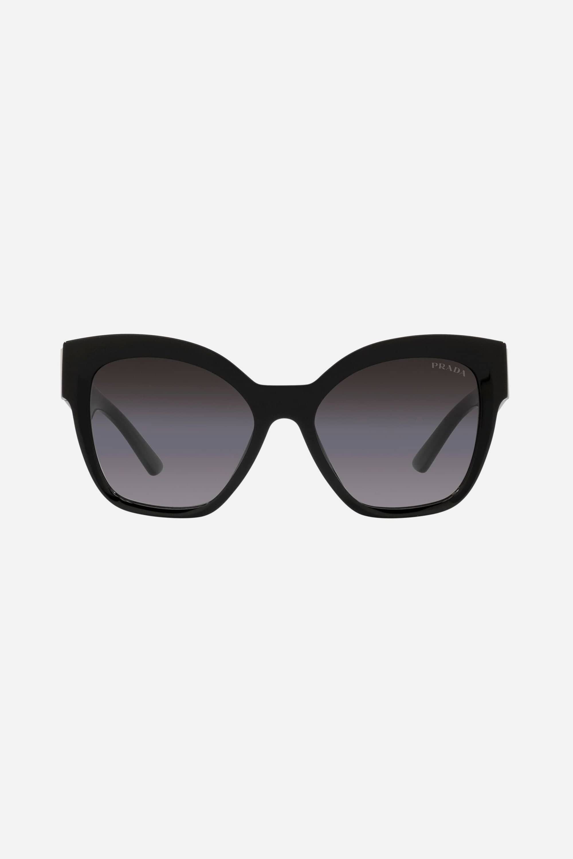 Prada black cat eye with brand logo sunglasses - Eyewear Club