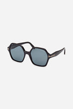 Load image into Gallery viewer, Tom Ford Romy TF1032 black and blue sunglasses
