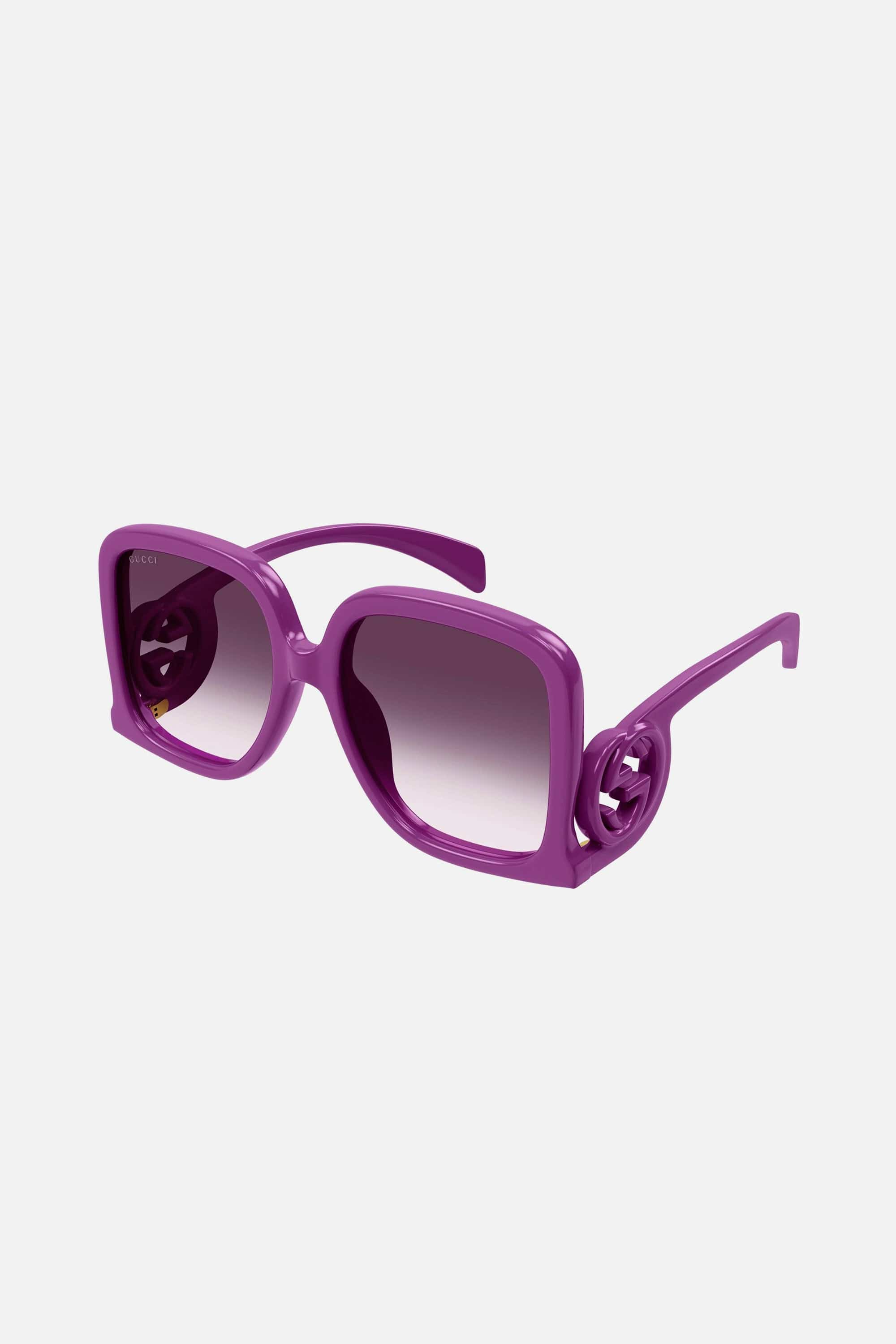 Gucci fuchsia butterfly shape sunglasses - Eyewear Club
