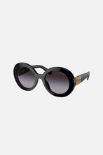 Load image into Gallery viewer, Miu Miu round black sunglasses
