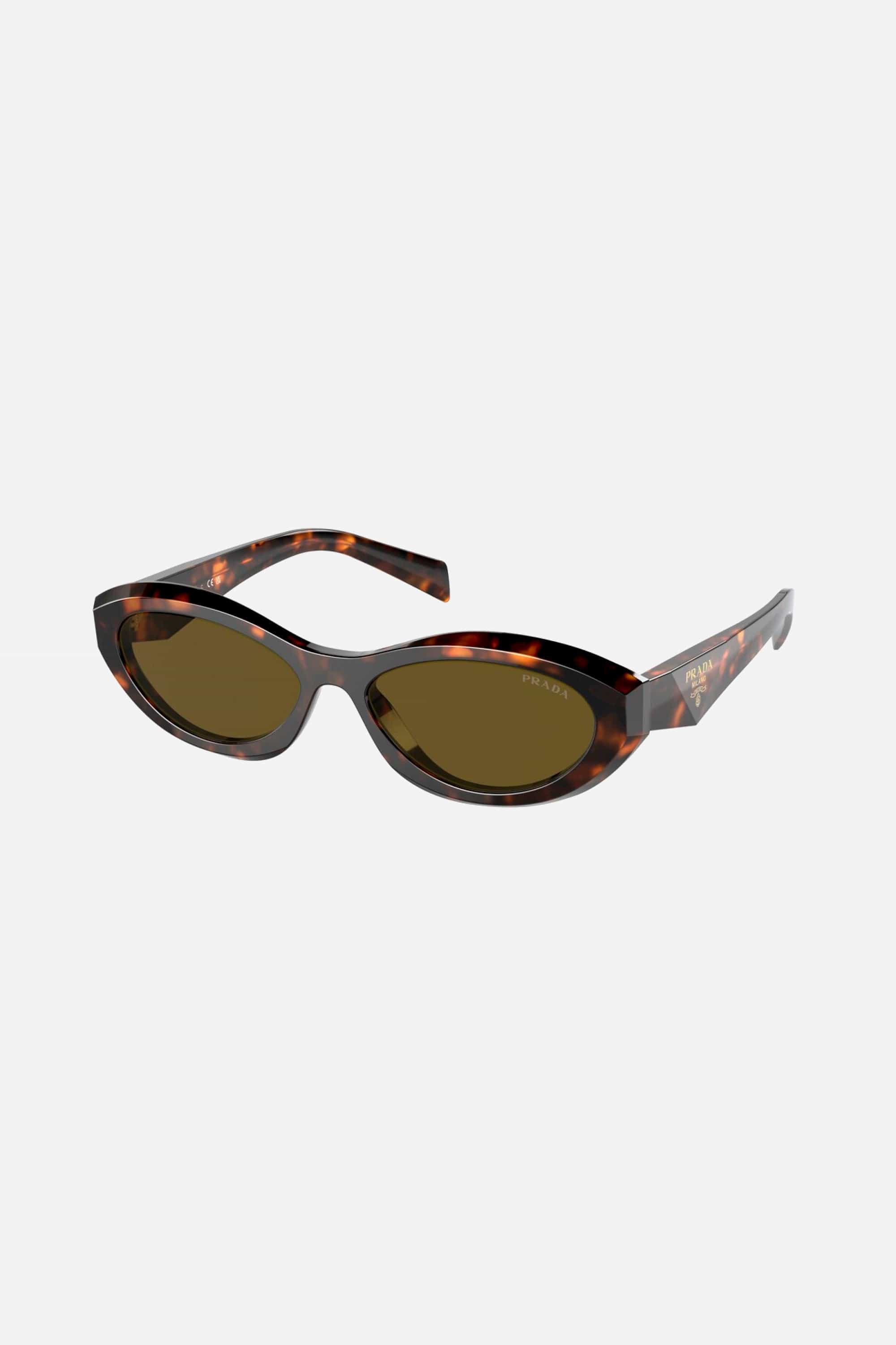 Prada PR26ZS havana oval sunglasses - Eyewear Club