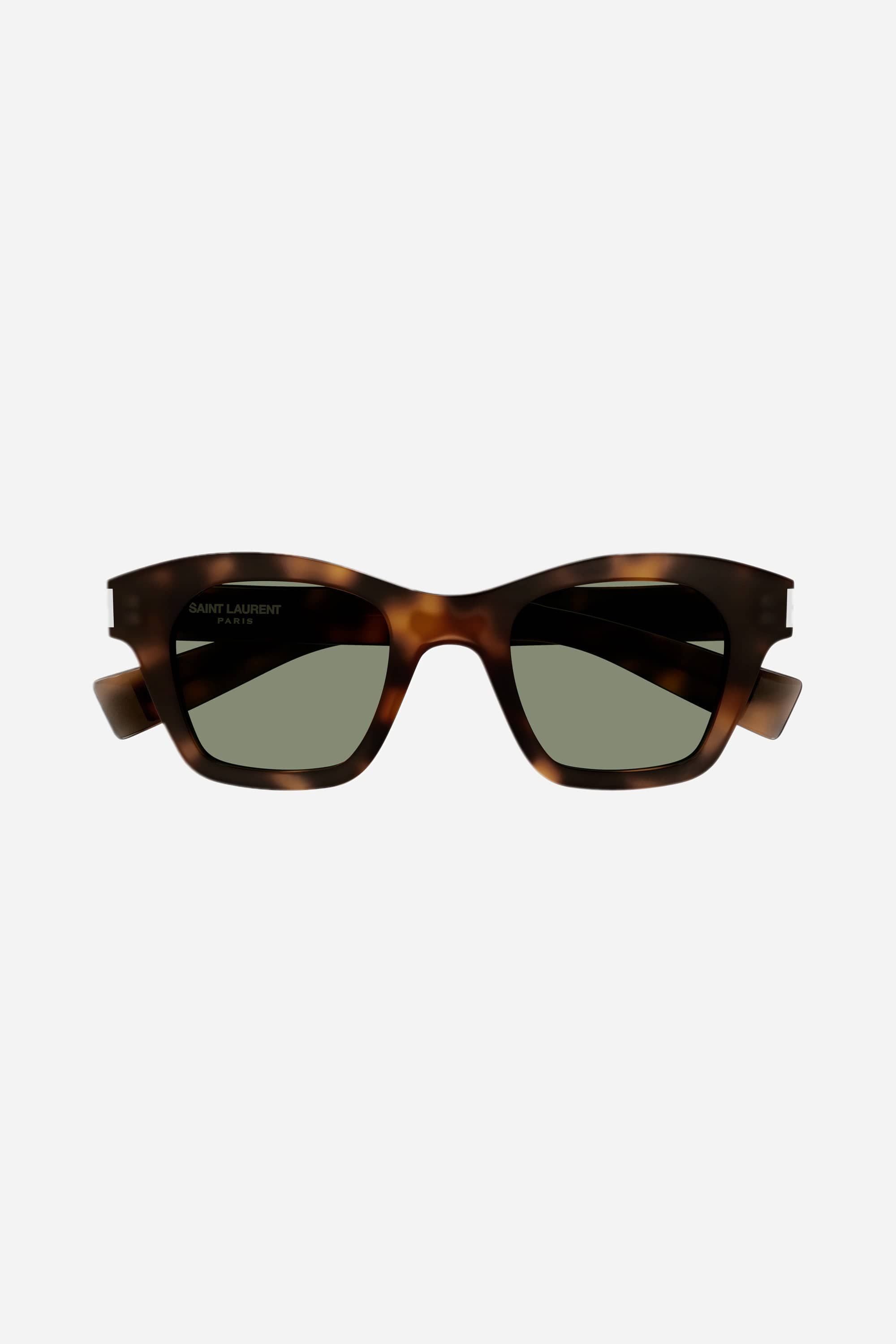 Saint Laurent bold cat-eye havana sunglasses - Eyewear Club