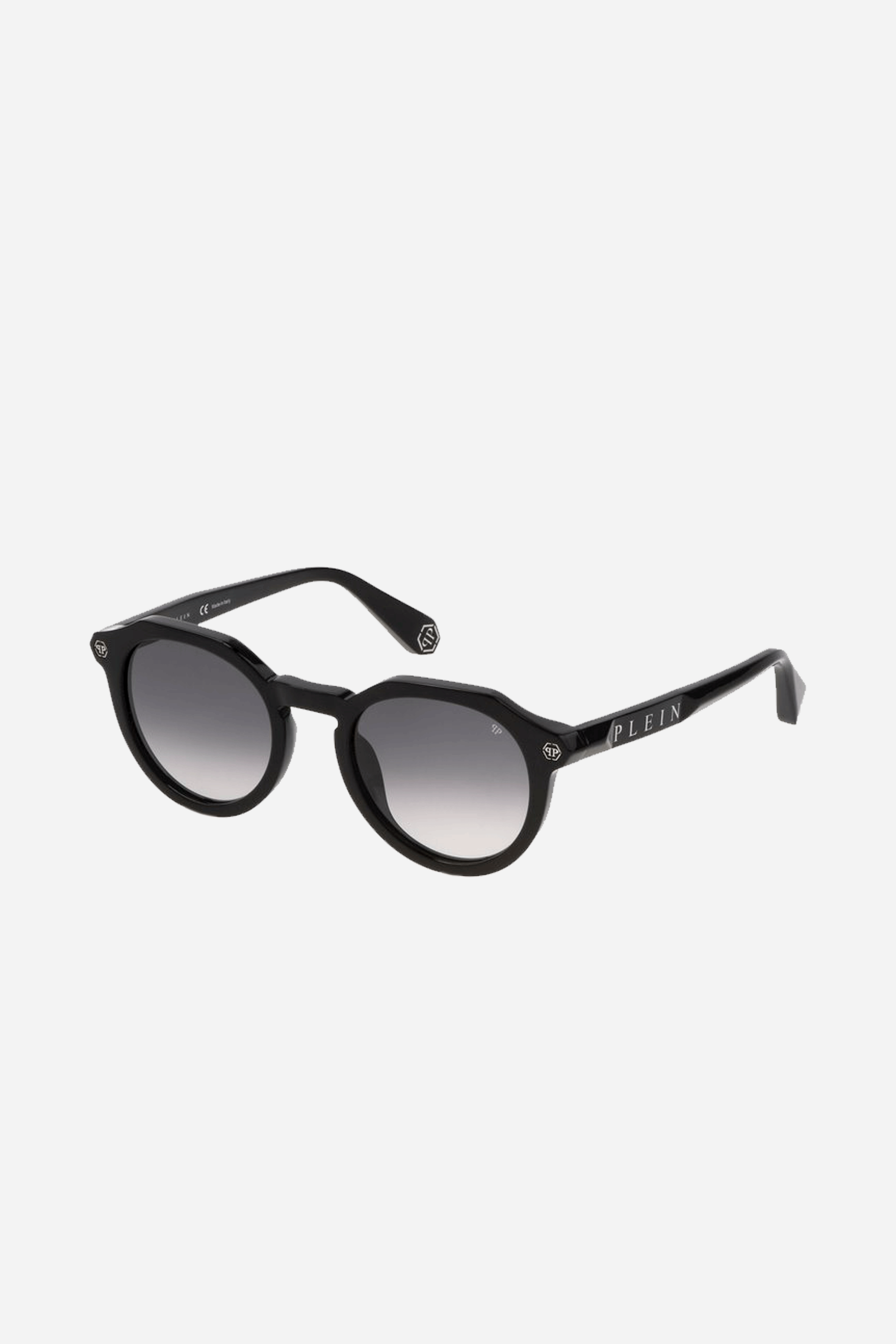 Philipp Plein round black sunglasses - Eyewear Club