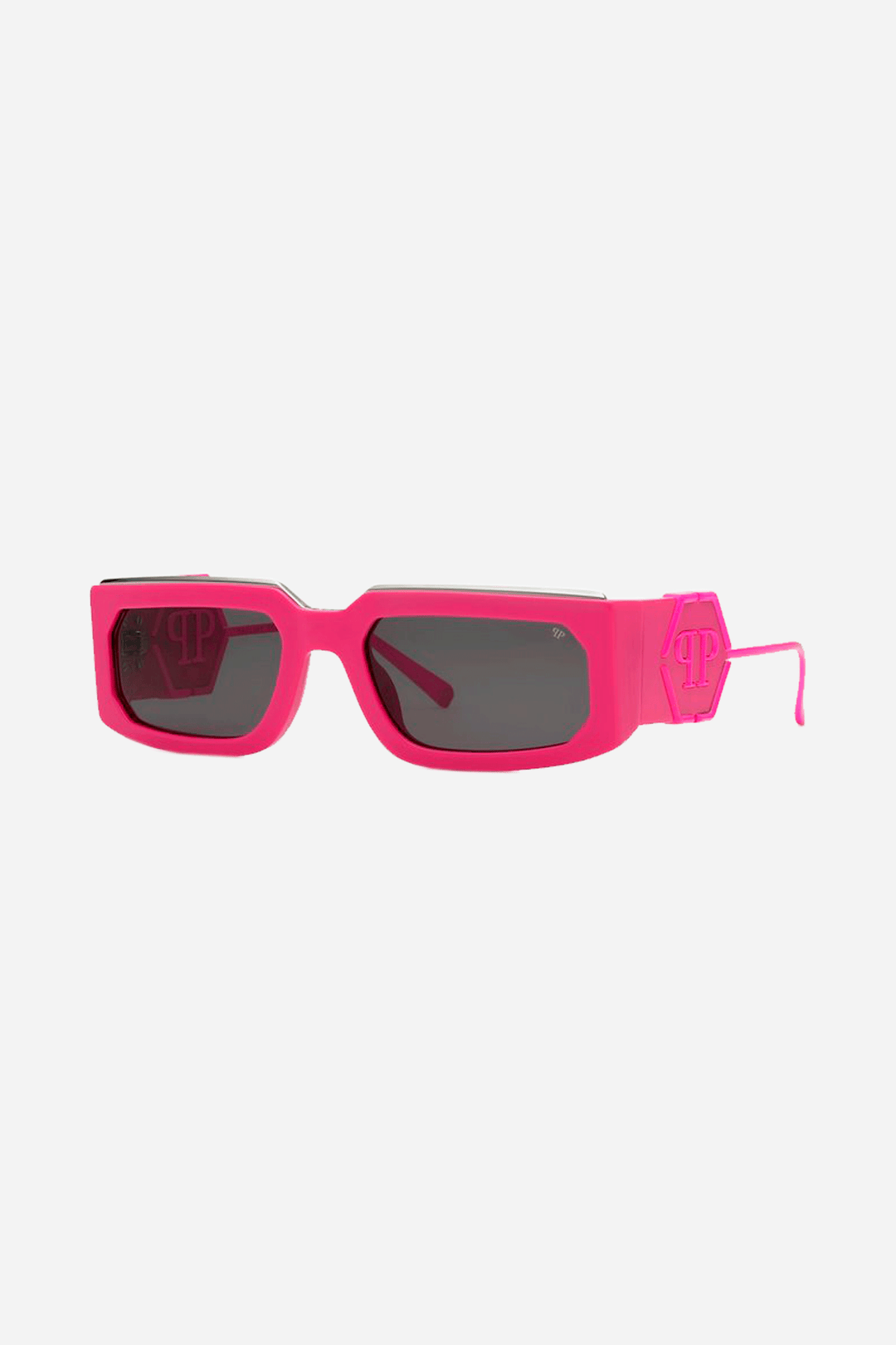 Philipp Plein rectangular pink sunglasses - Eyewear Club