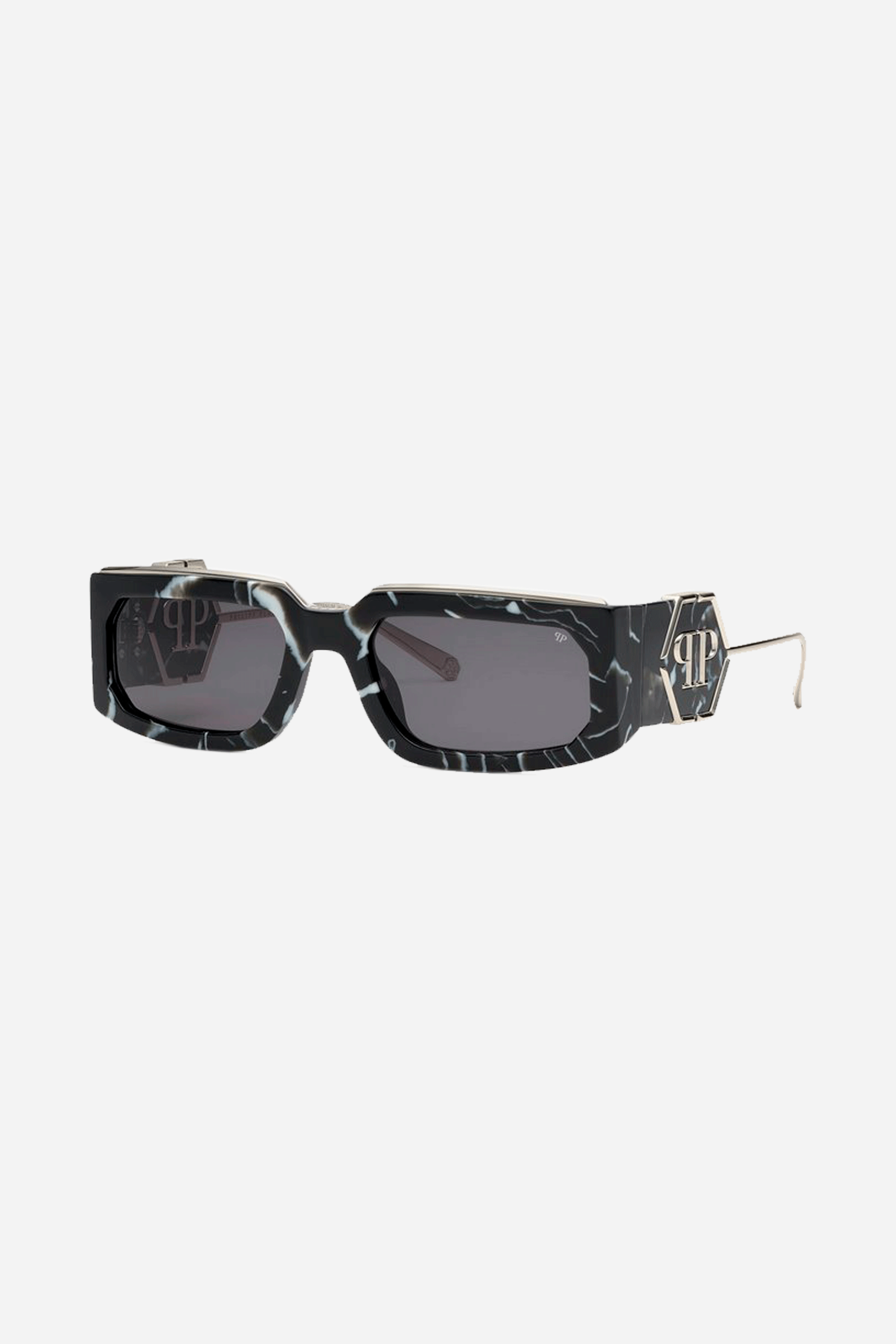 Philipp Plein rectangular black sunglasses - Eyewear Club