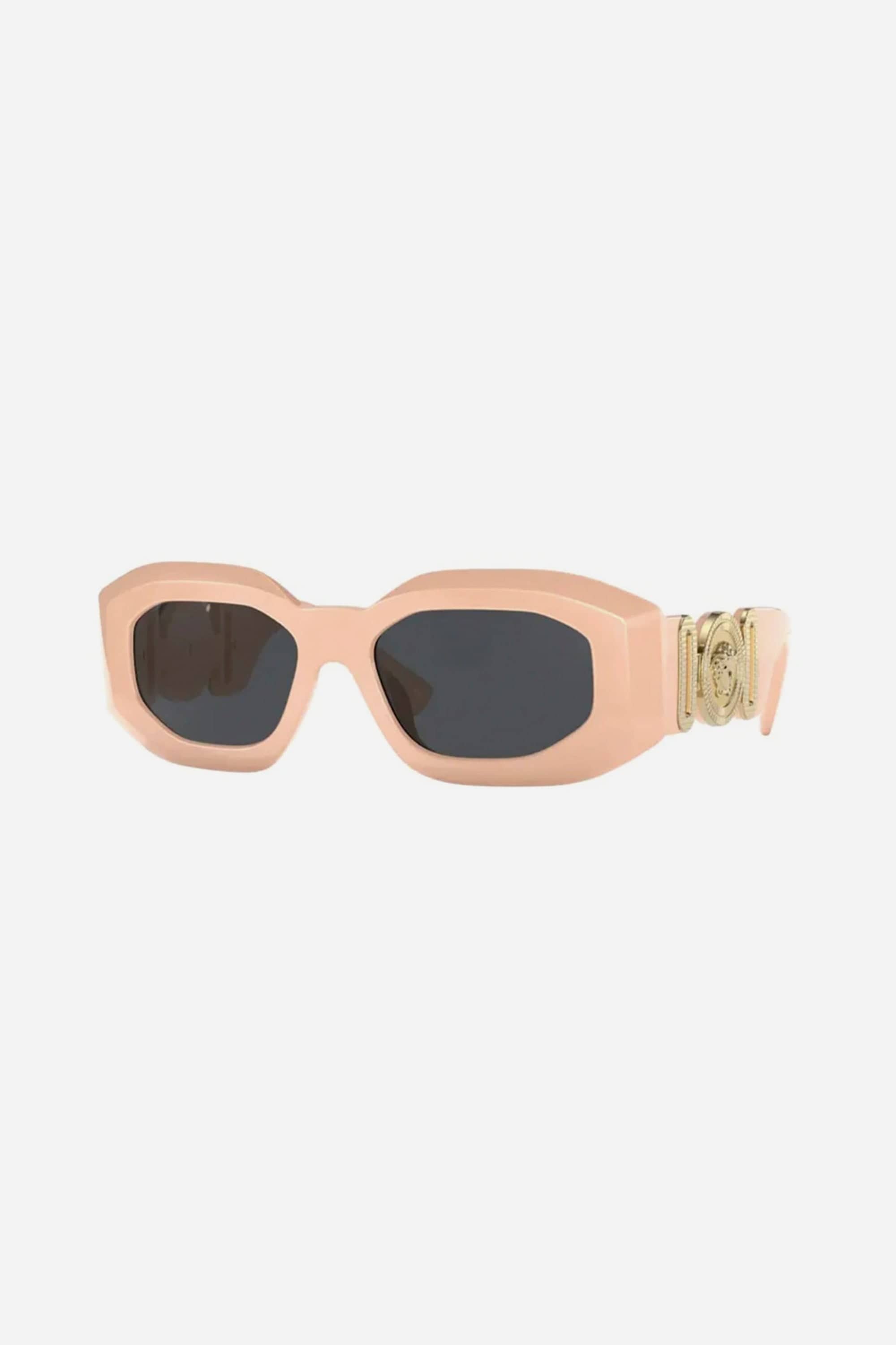 Versace light pink sunglasses with iconic jellyfish - Eyewear Club