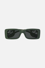 Load image into Gallery viewer, Gucci dark green bold rectangular sunglasses
