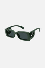 Load image into Gallery viewer, Gucci dark green bold rectangular sunglasses
