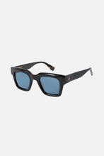 Load image into Gallery viewer, Gigi Studios squared black and blue sunglasses
