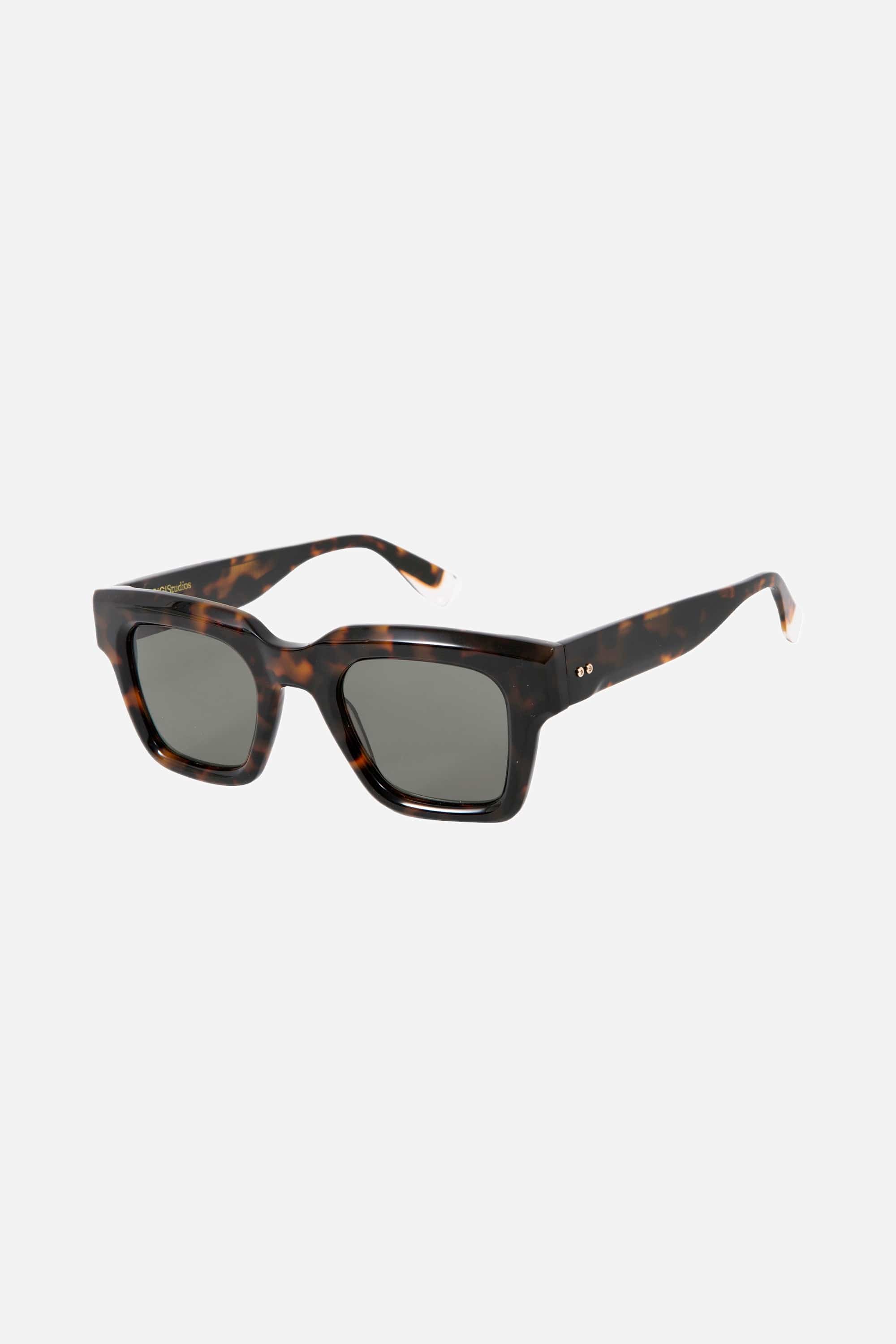 Gigi Studios squared havana and brown sunglasses - Eyewear Club