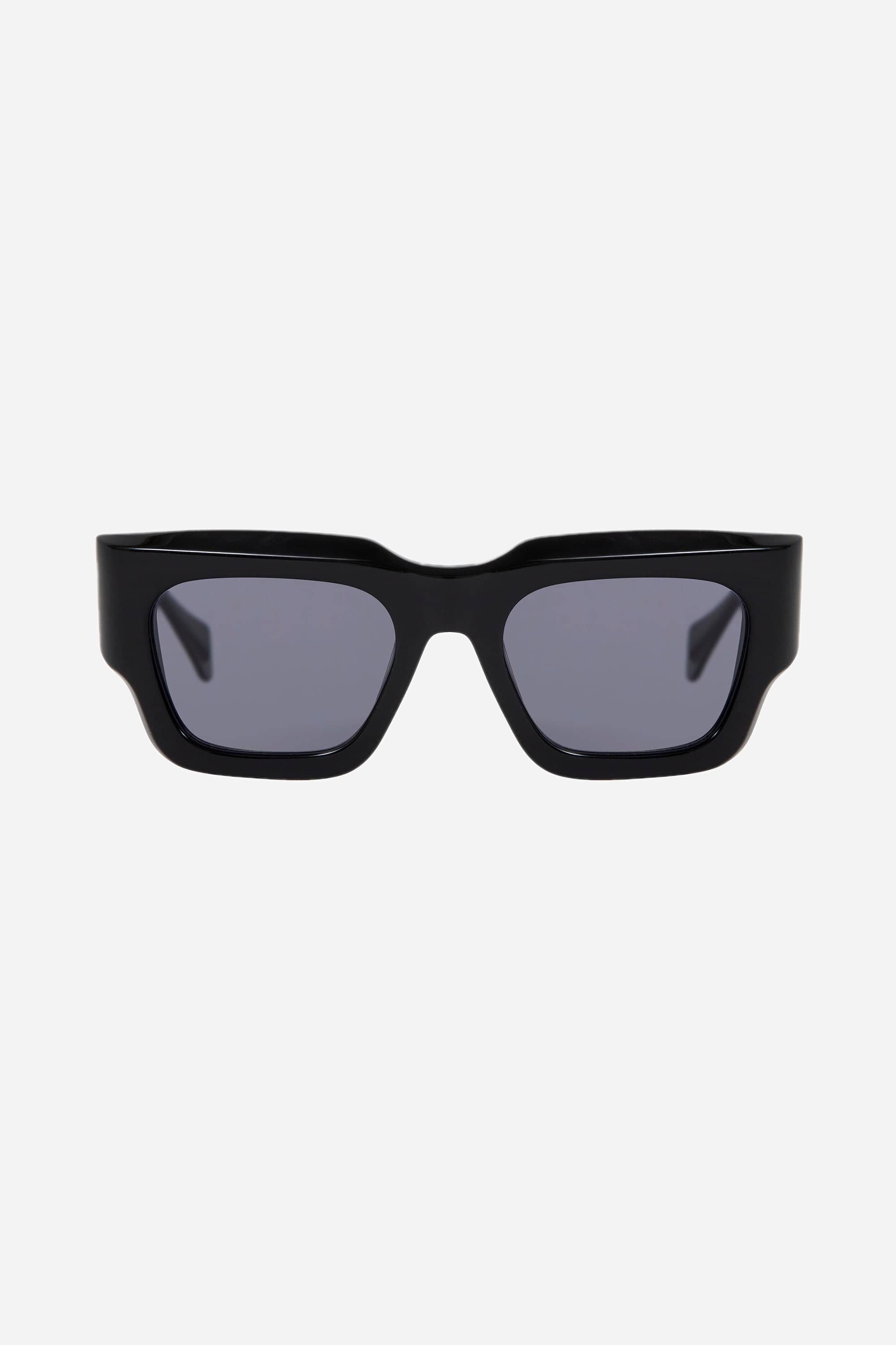 Gigi Studios black squared bold sunglasses - Eyewear Club