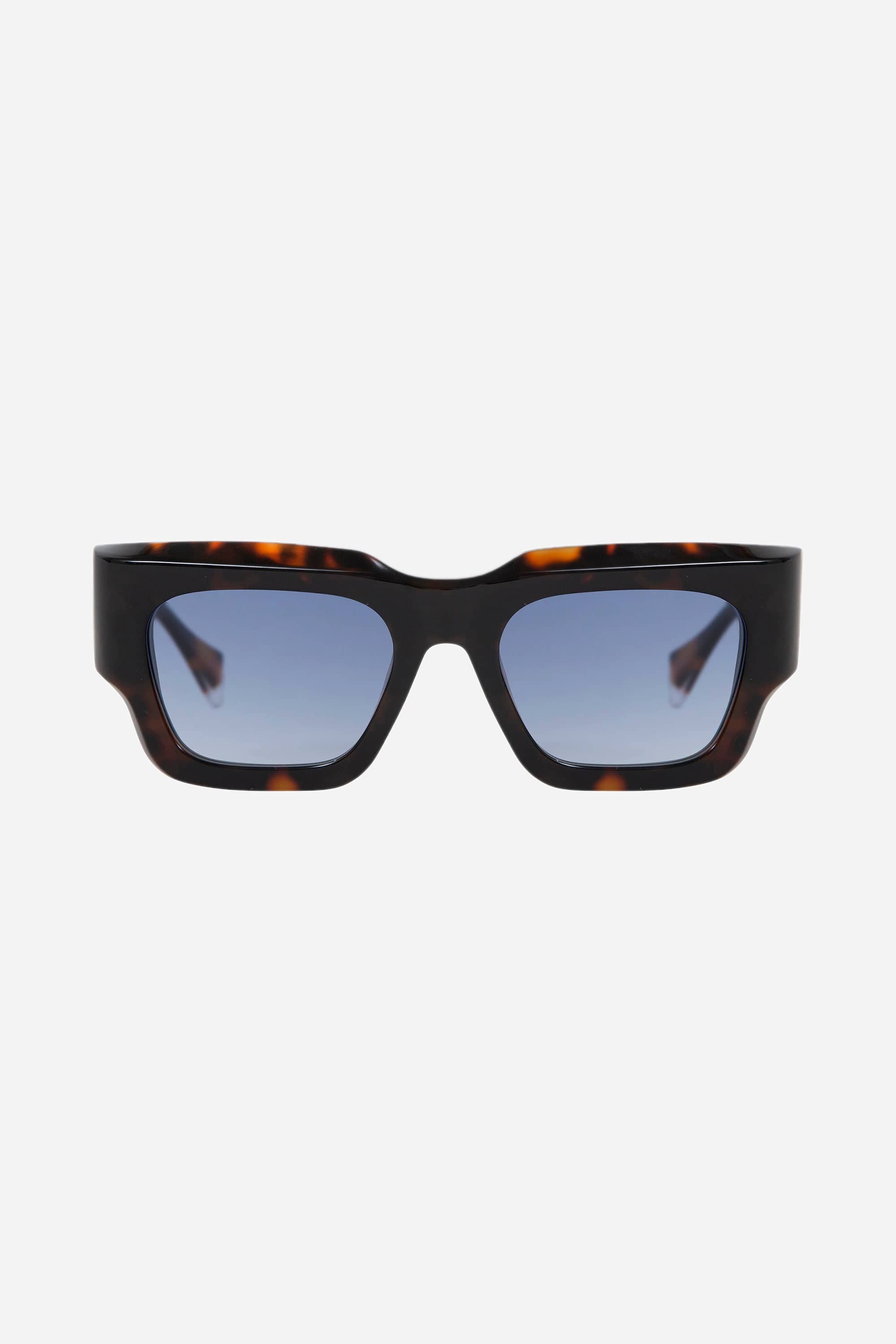 Gigi Studios havana squared bold sunglasses - Eyewear Club