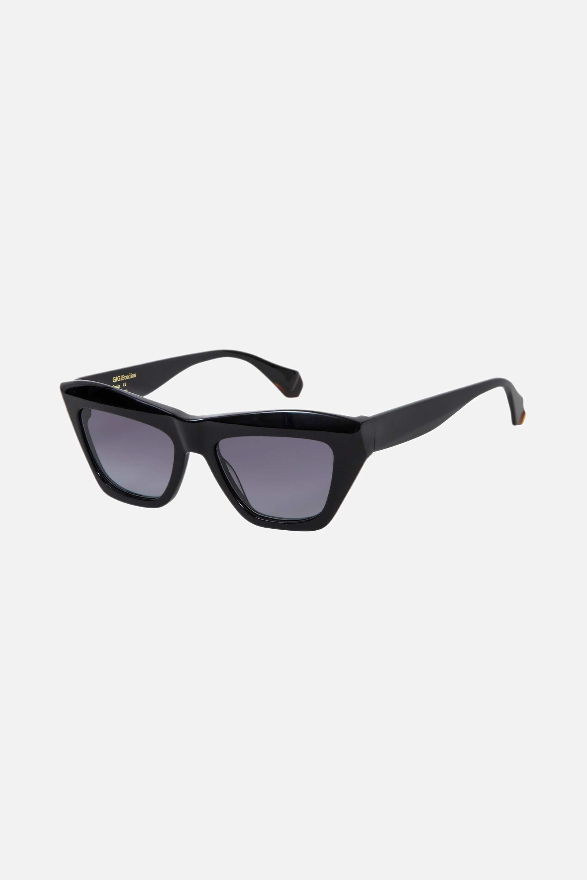 Gigi Studios cat-eye black bold sunglasses - Eyewear Club