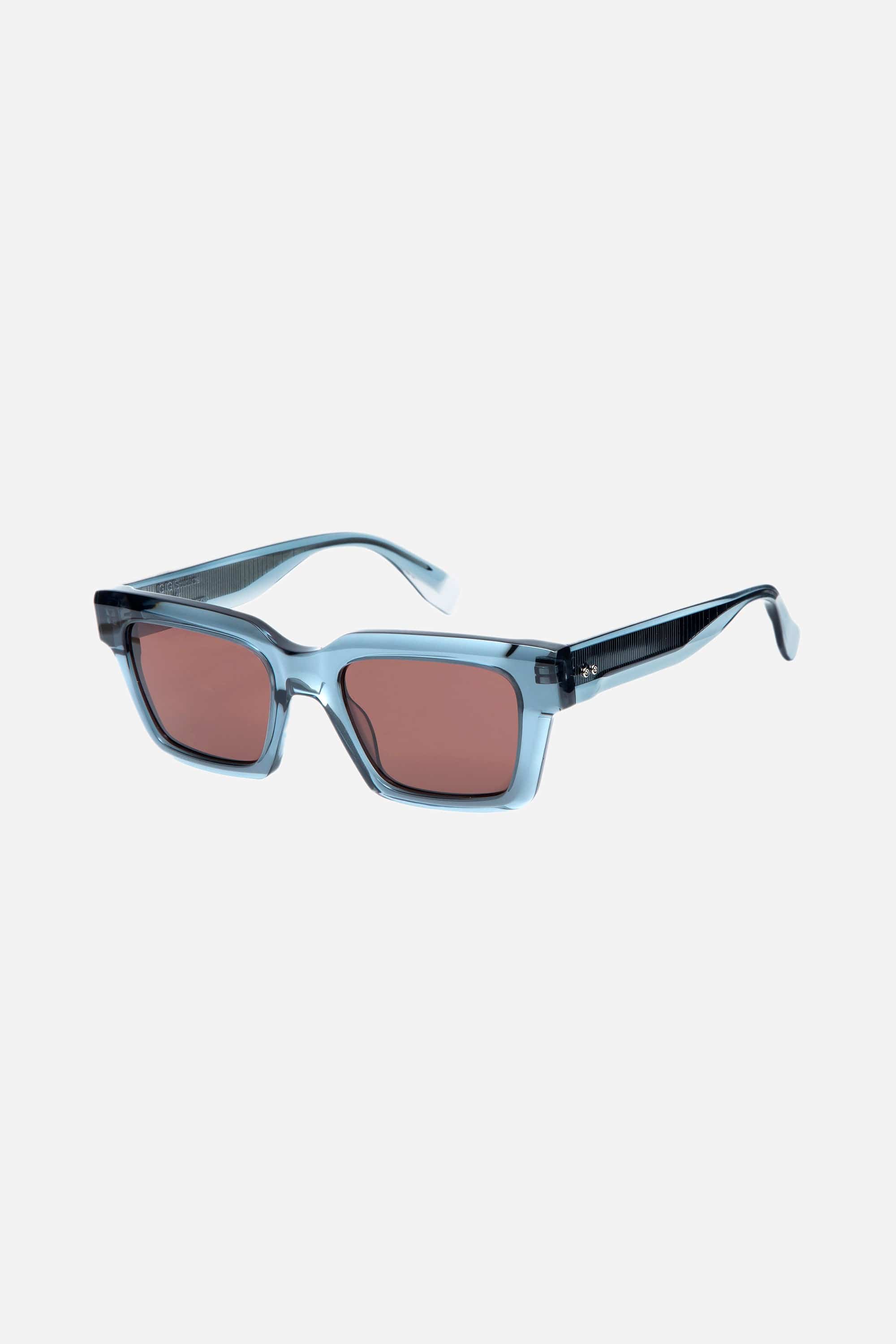 Gigi Studios squared blue sunglasses - Eyewear Club