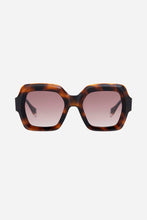 Load image into Gallery viewer, Gigi Studios hexagonal havana sunglasses
