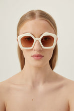 Load image into Gallery viewer, Marni hexagonal ivory sunglasses
