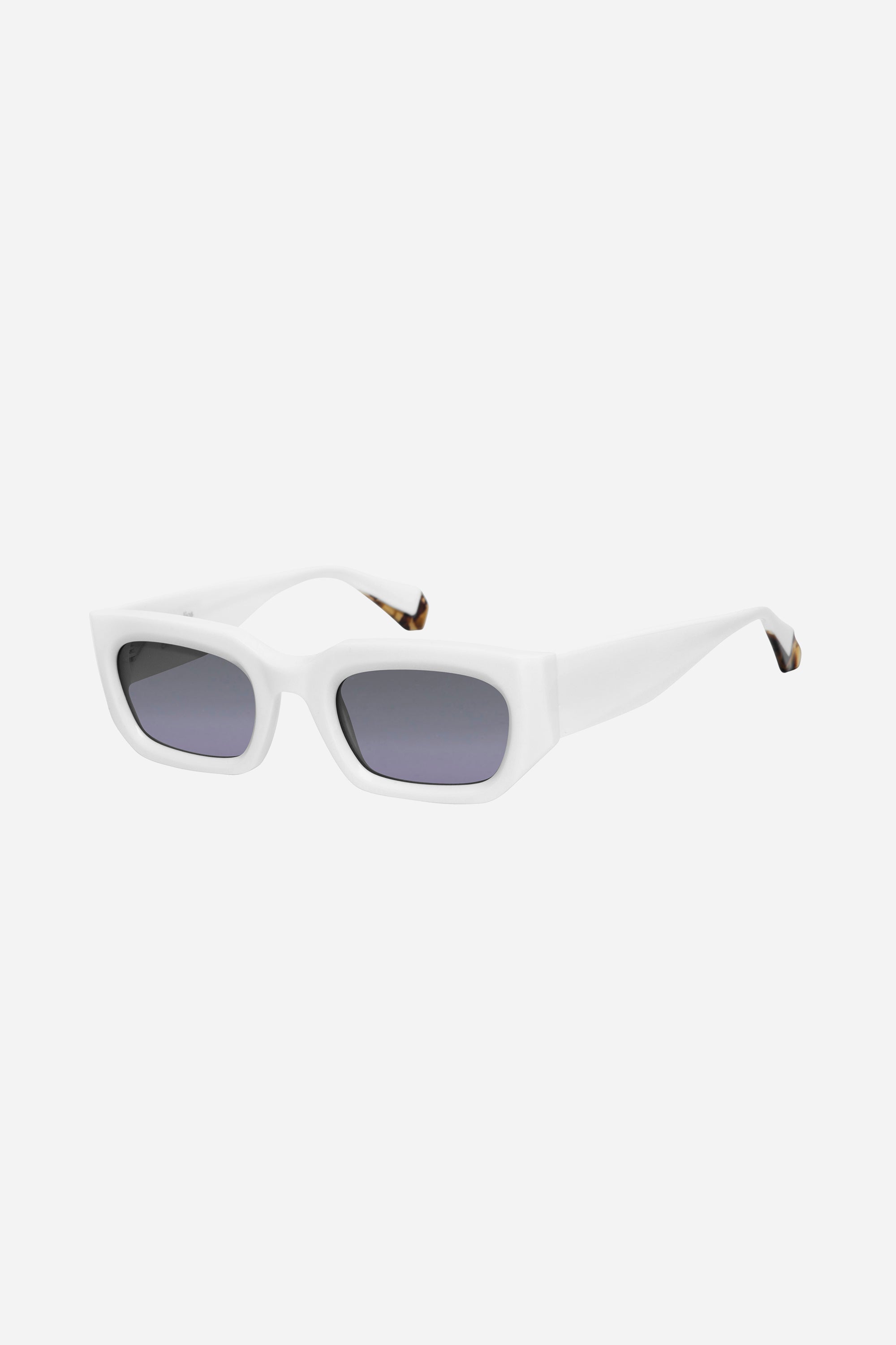 EXCLUSIVE Gigi Studios micro white sunglasses - Eyewear Club
