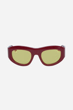 Load image into Gallery viewer, EXCLUSIVE Gigi Studios wrap around red sunglasses
